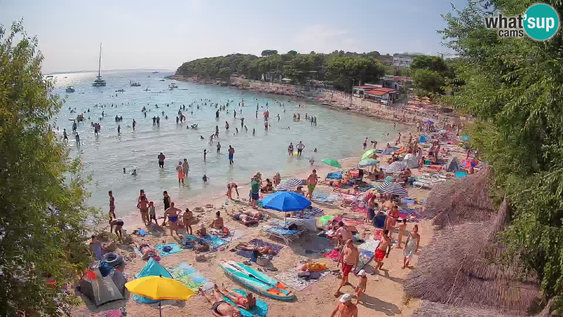 Plaža Slanica Murter – web kamera
