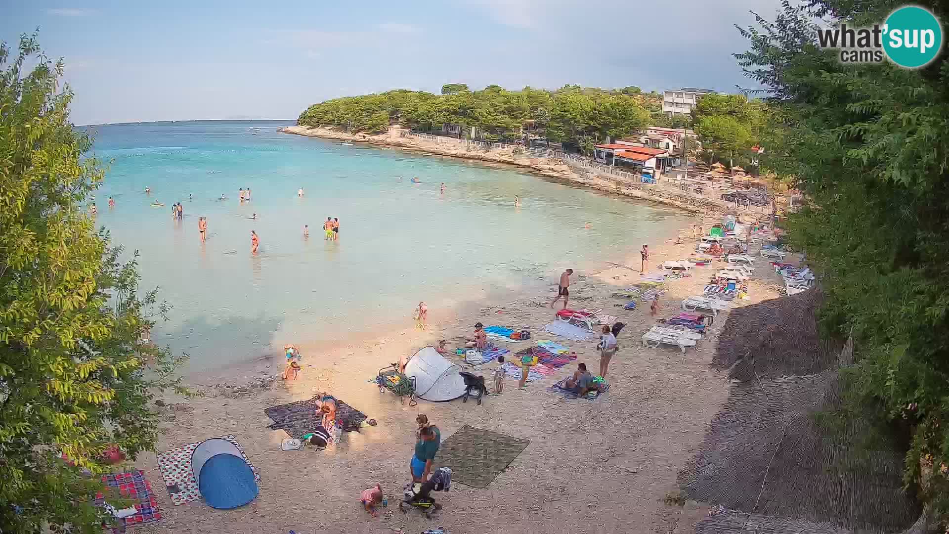 Strand Slanica Murter – webcam