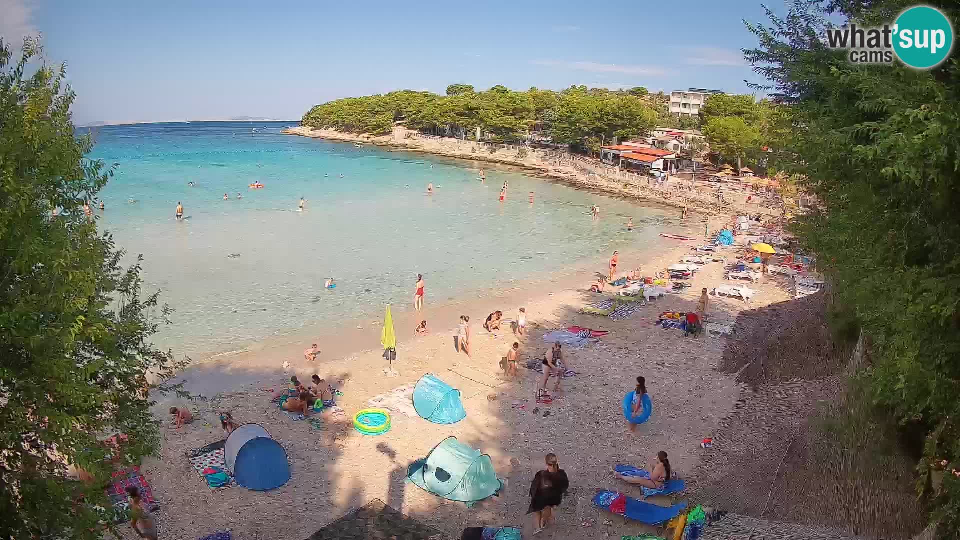 Plaža Slanica Murter – kamera v živo