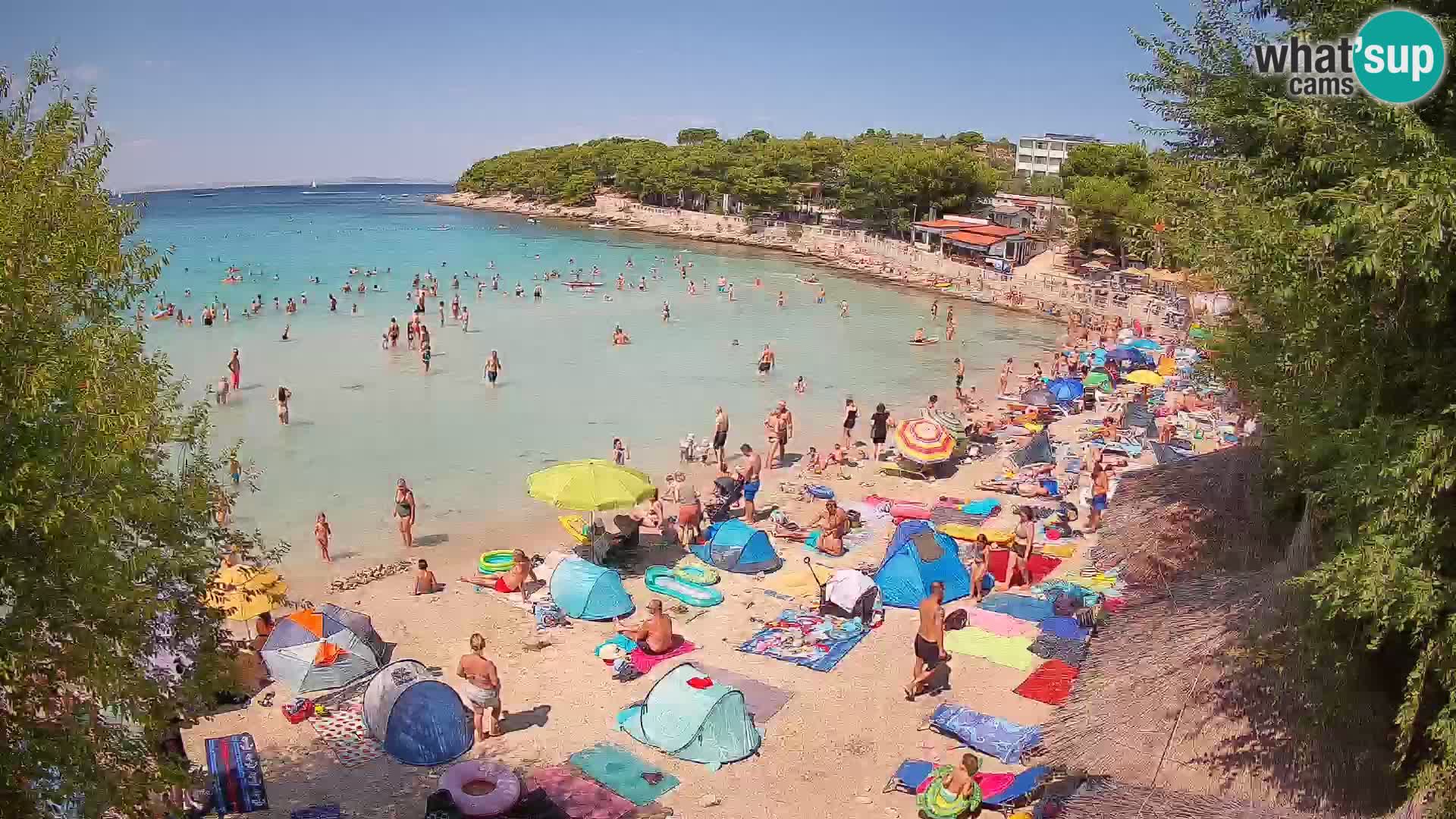Plaža Slanica Murter – kamera v živo