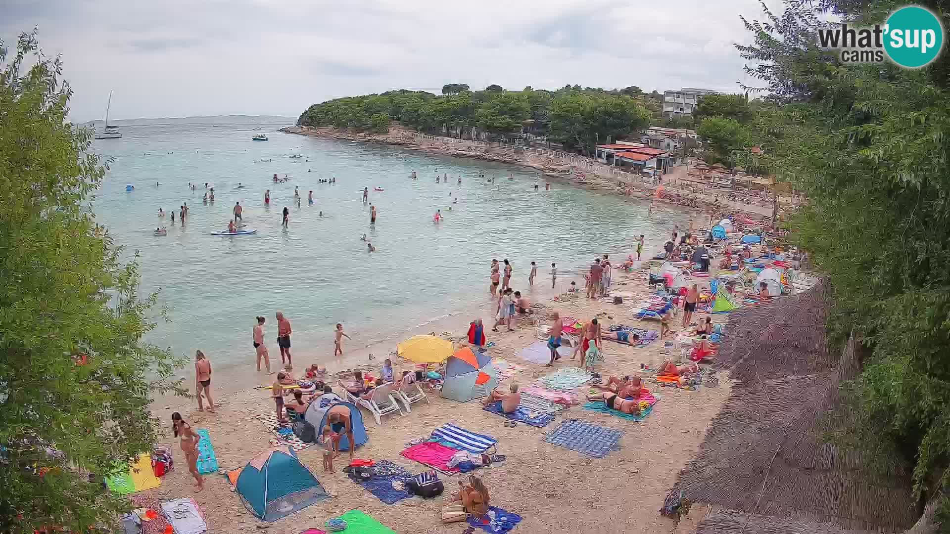 Plaža Slanica Murter – web kamera