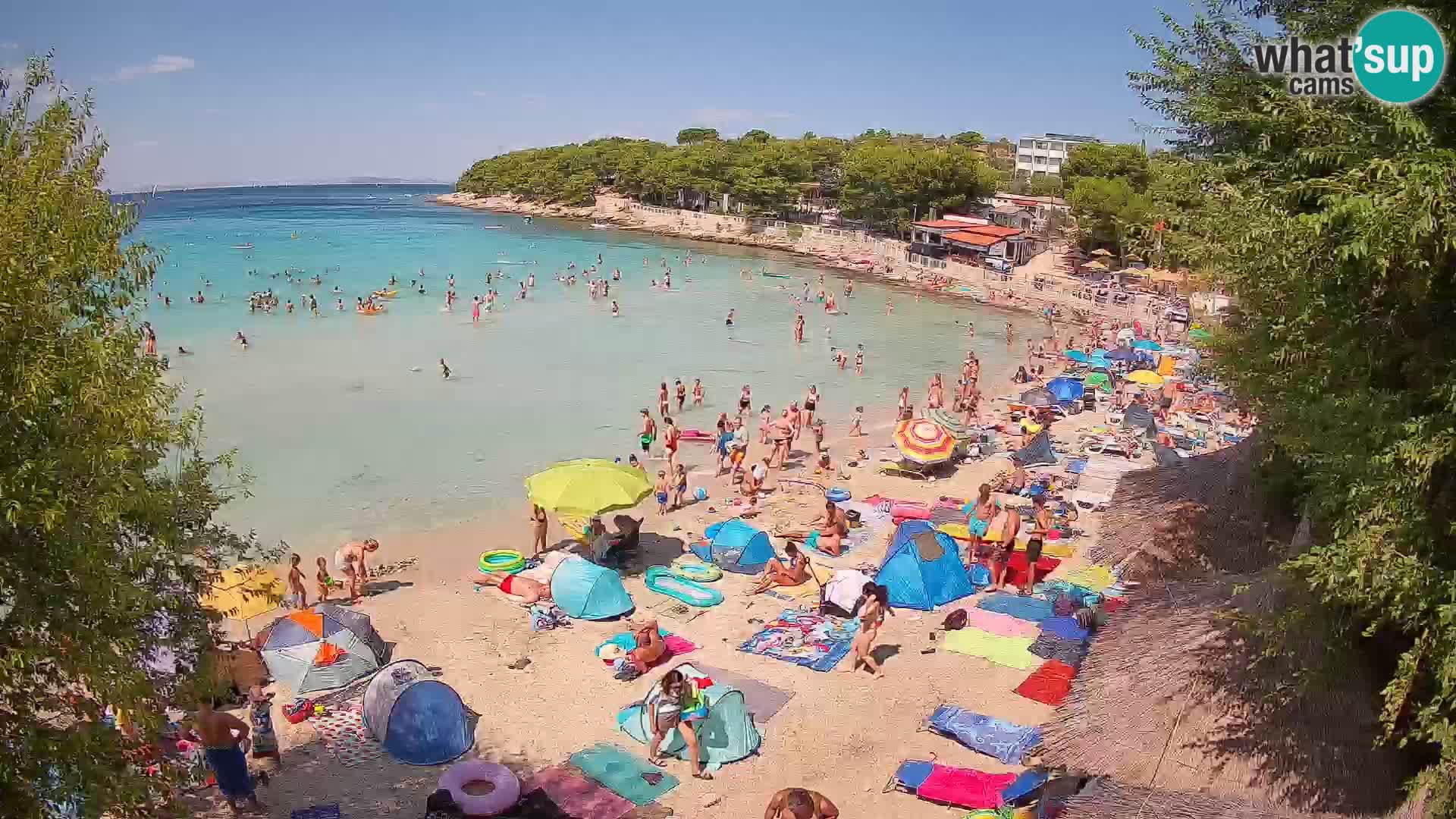 Strand Slanica Murter – webcam