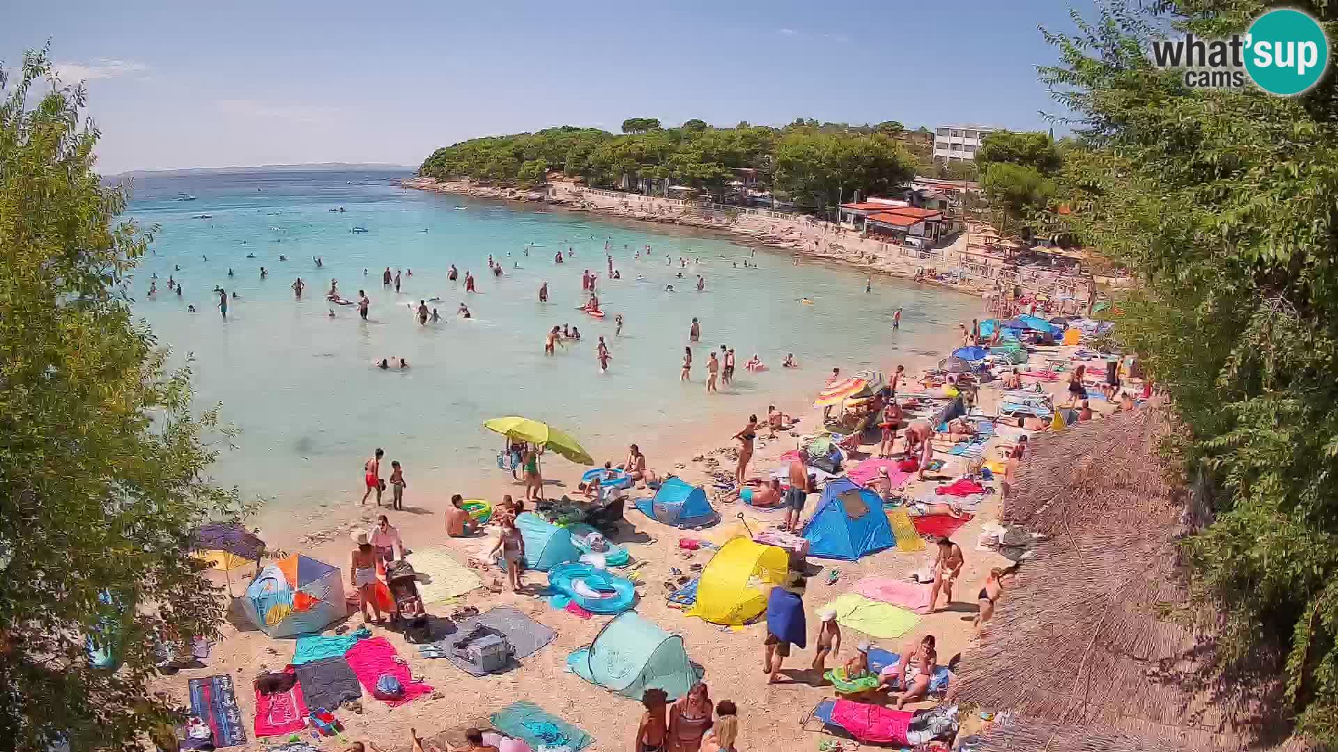 Strand Slanica Murter – webcam