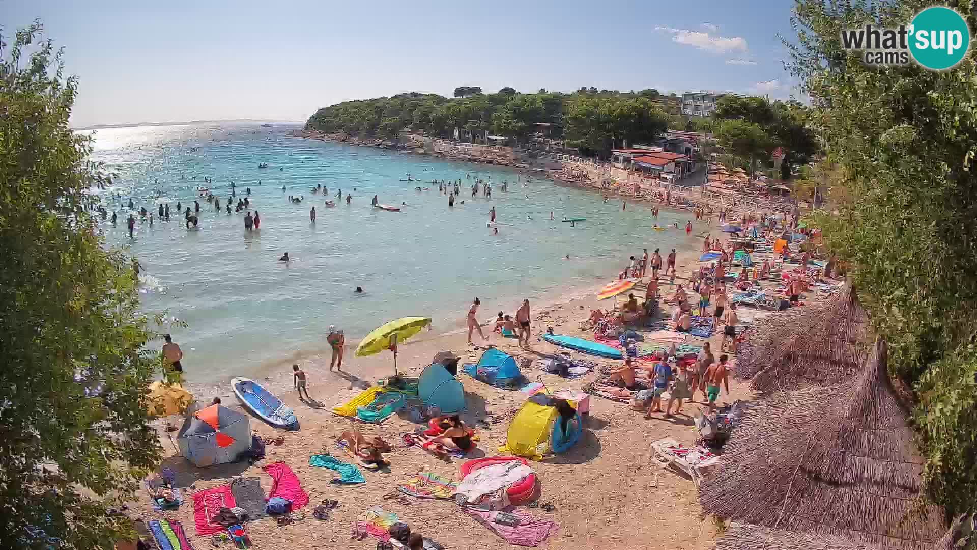Strand Slanica Murter – webcam