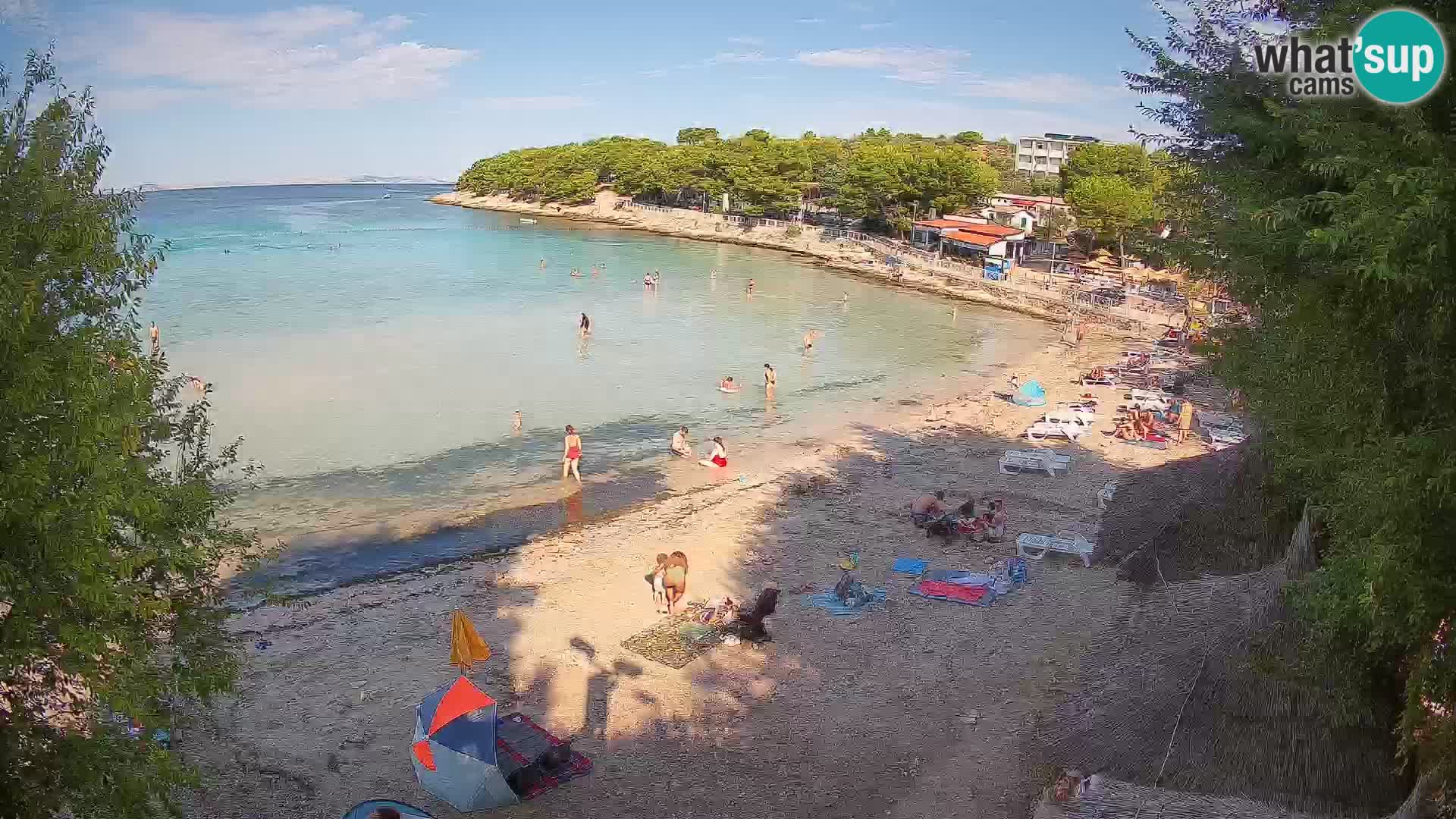 Strand Slanica Murter – webcam