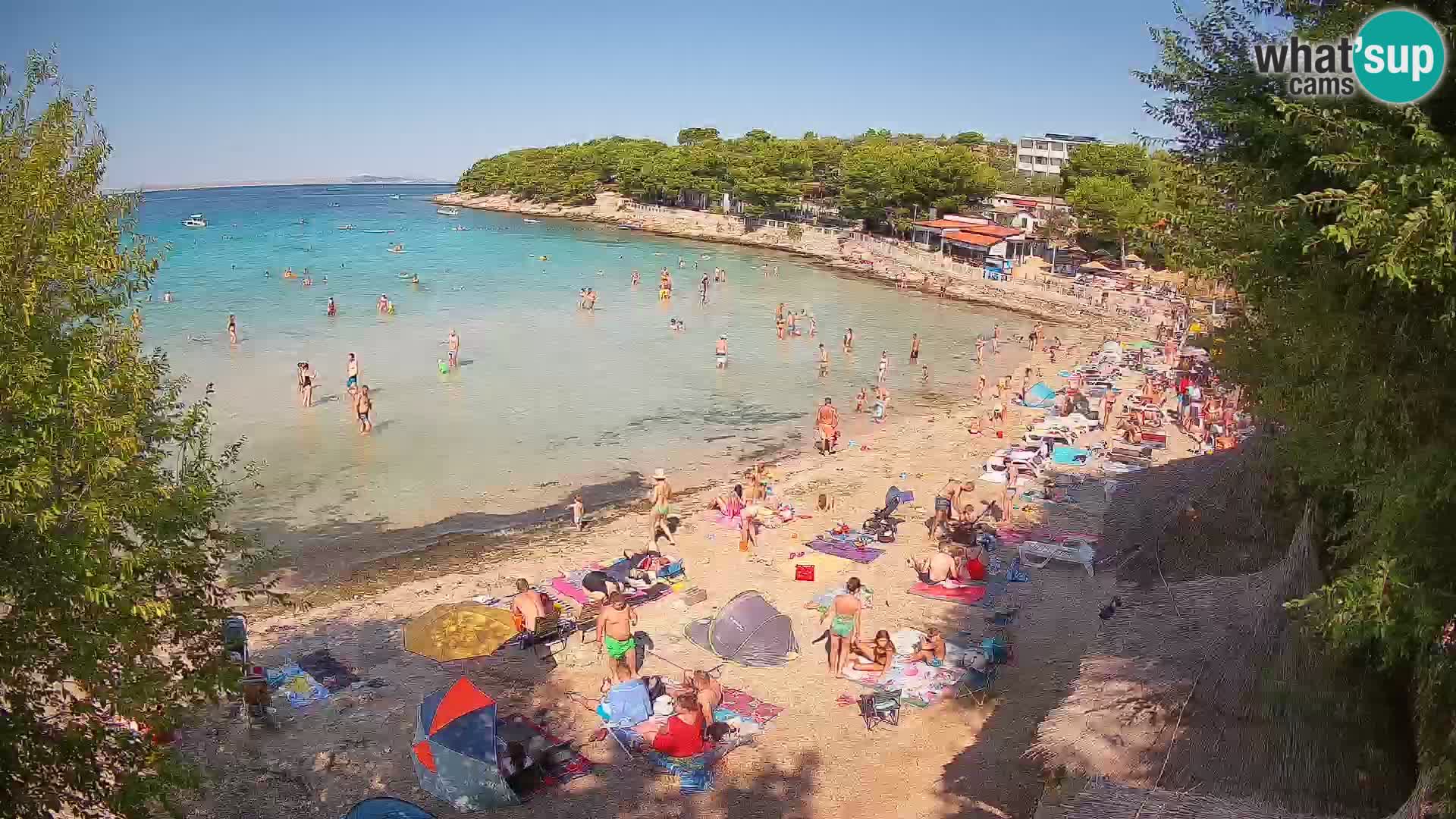 Strand Slanica Murter – webcam