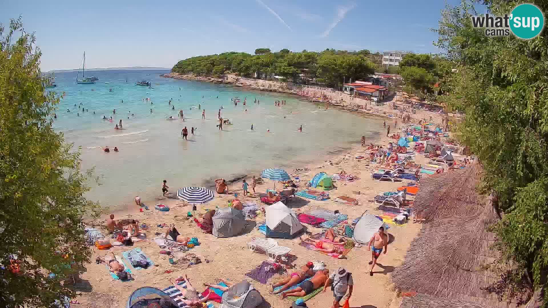 Plaža Slanica Murter – web kamera