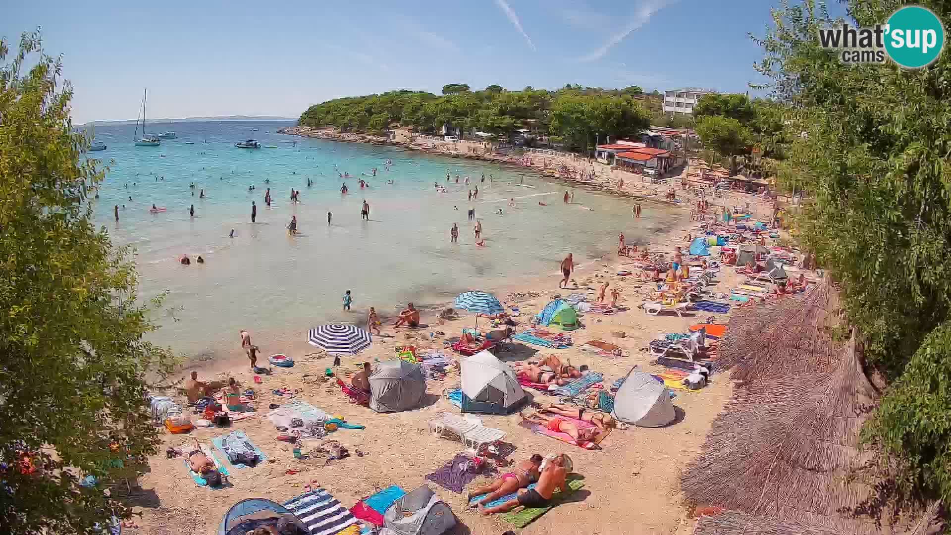 Plaža Slanica Murter – web kamera