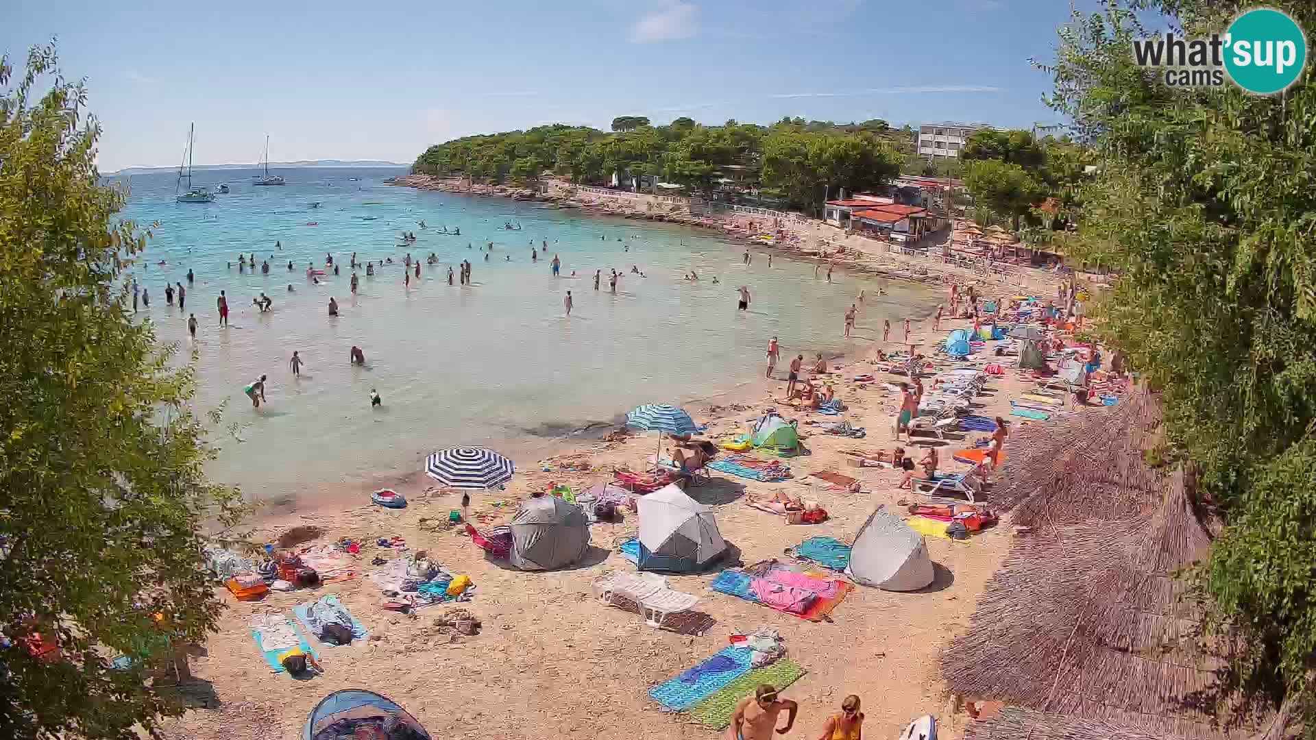 Plaža Slanica Murter – web kamera