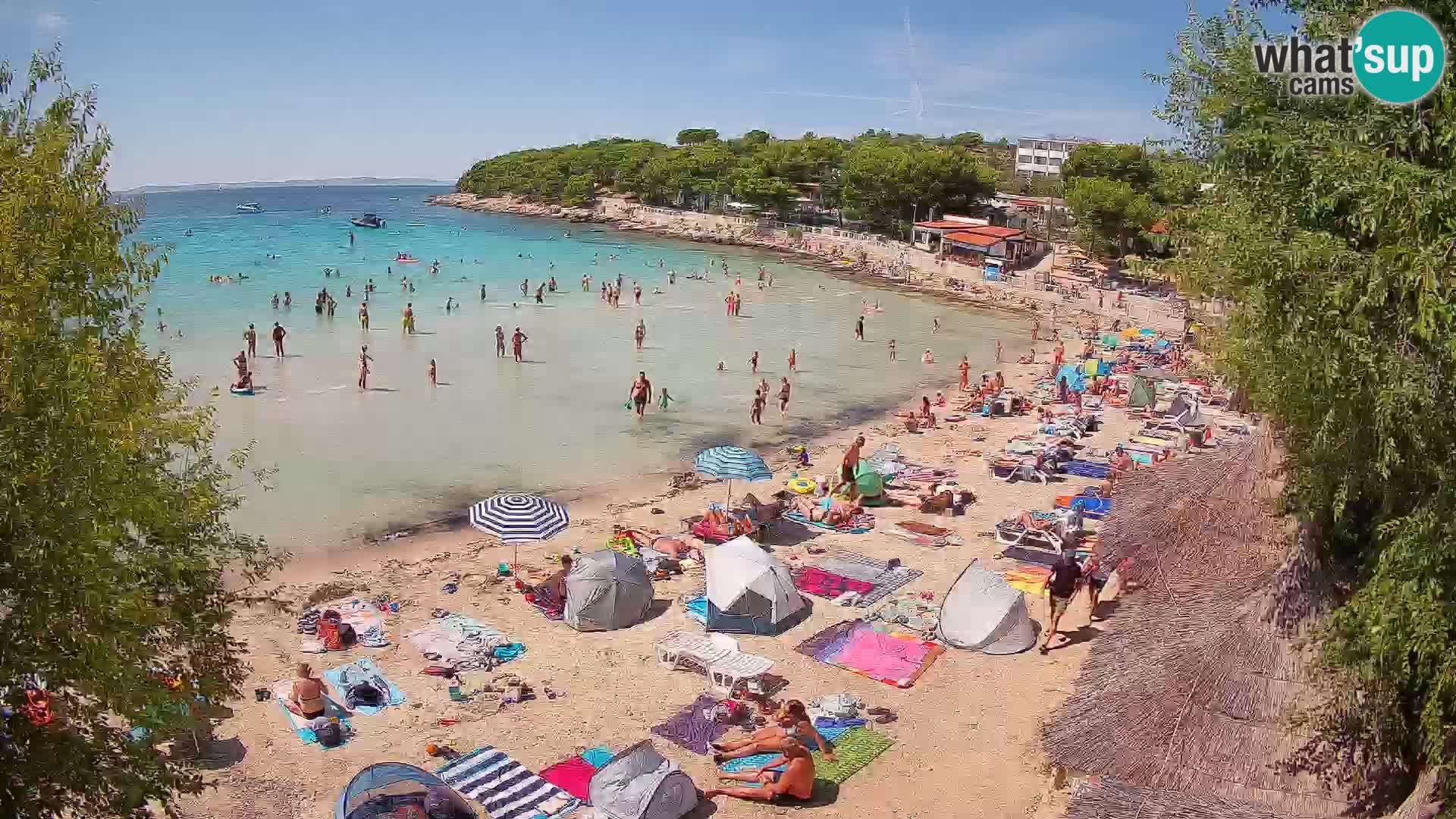 Plaža Slanica Murter – kamera v živo