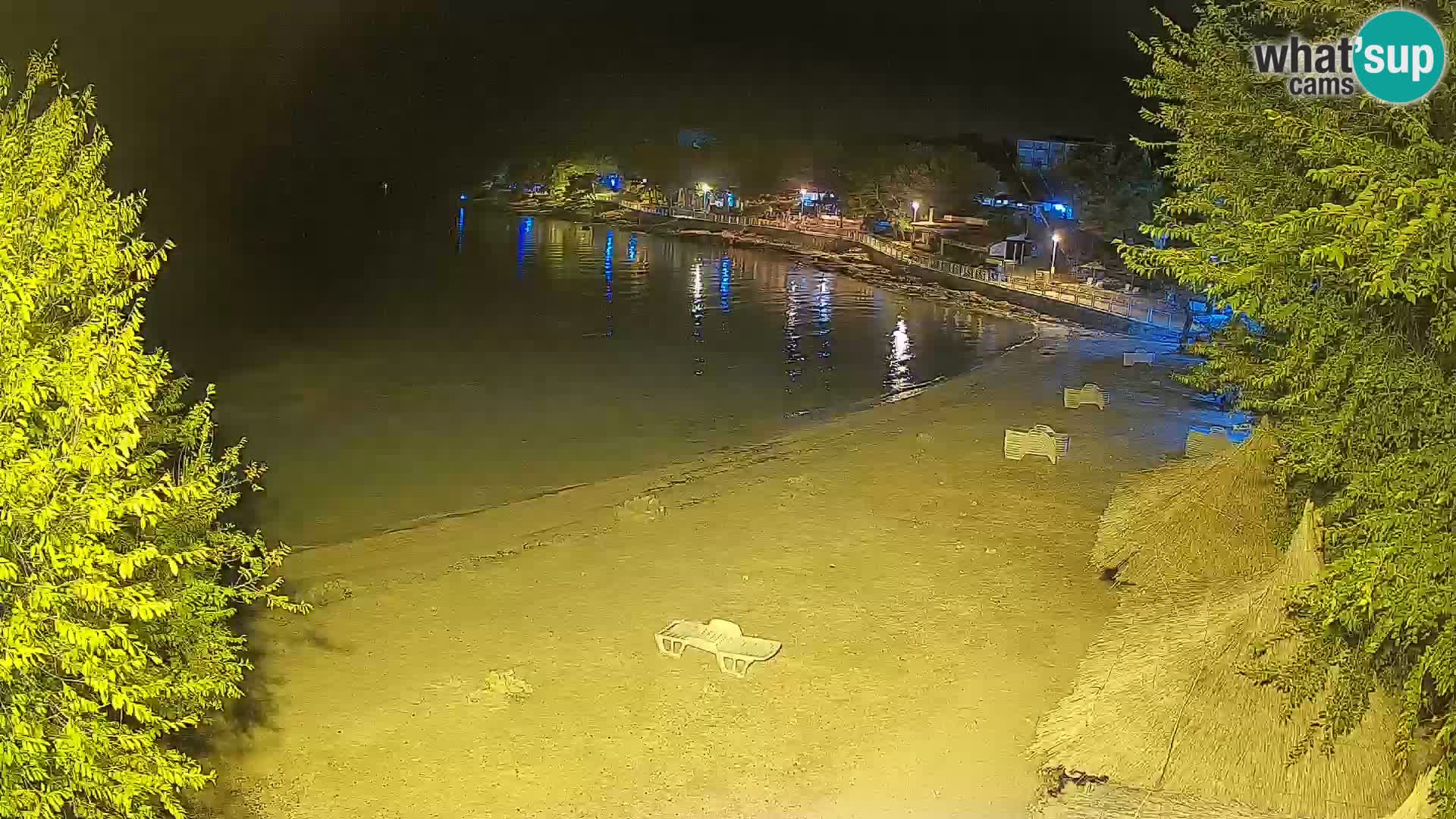 Strand Slanica Murter – webcam