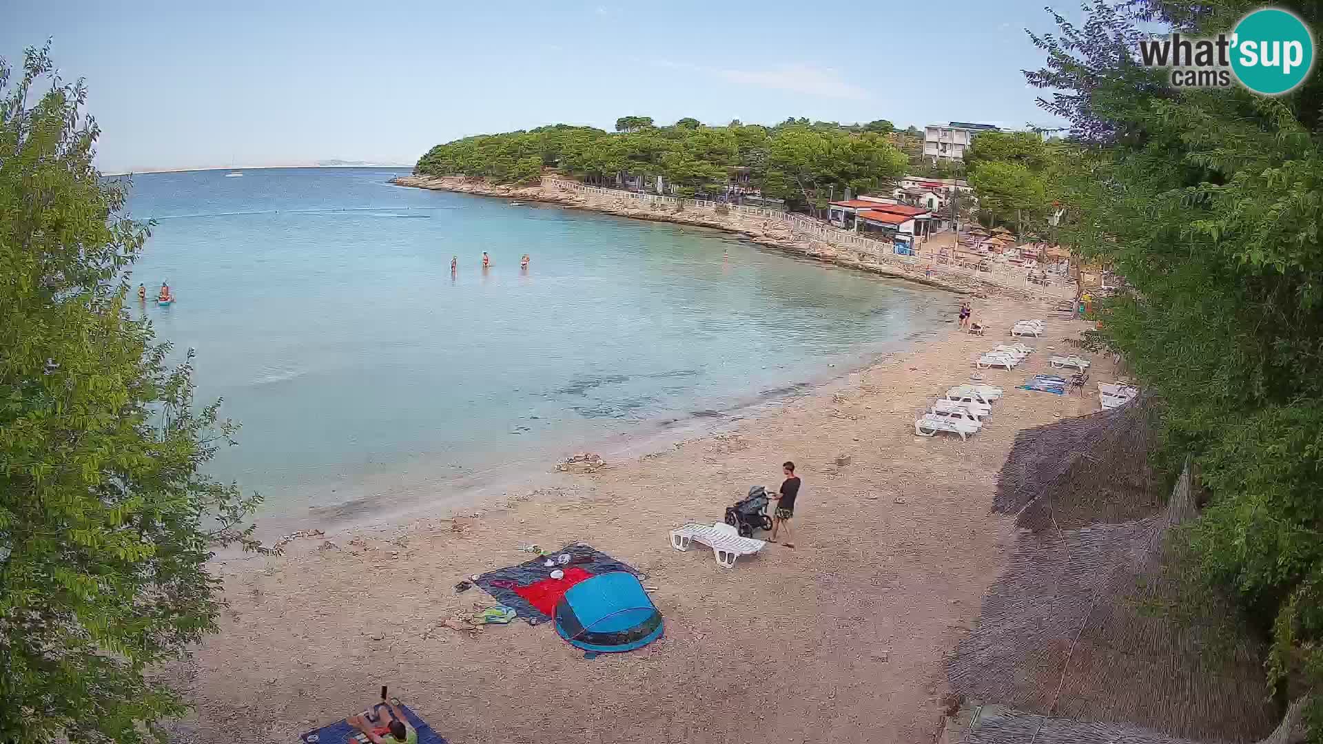 Plaža Slanica Murter – kamera v živo