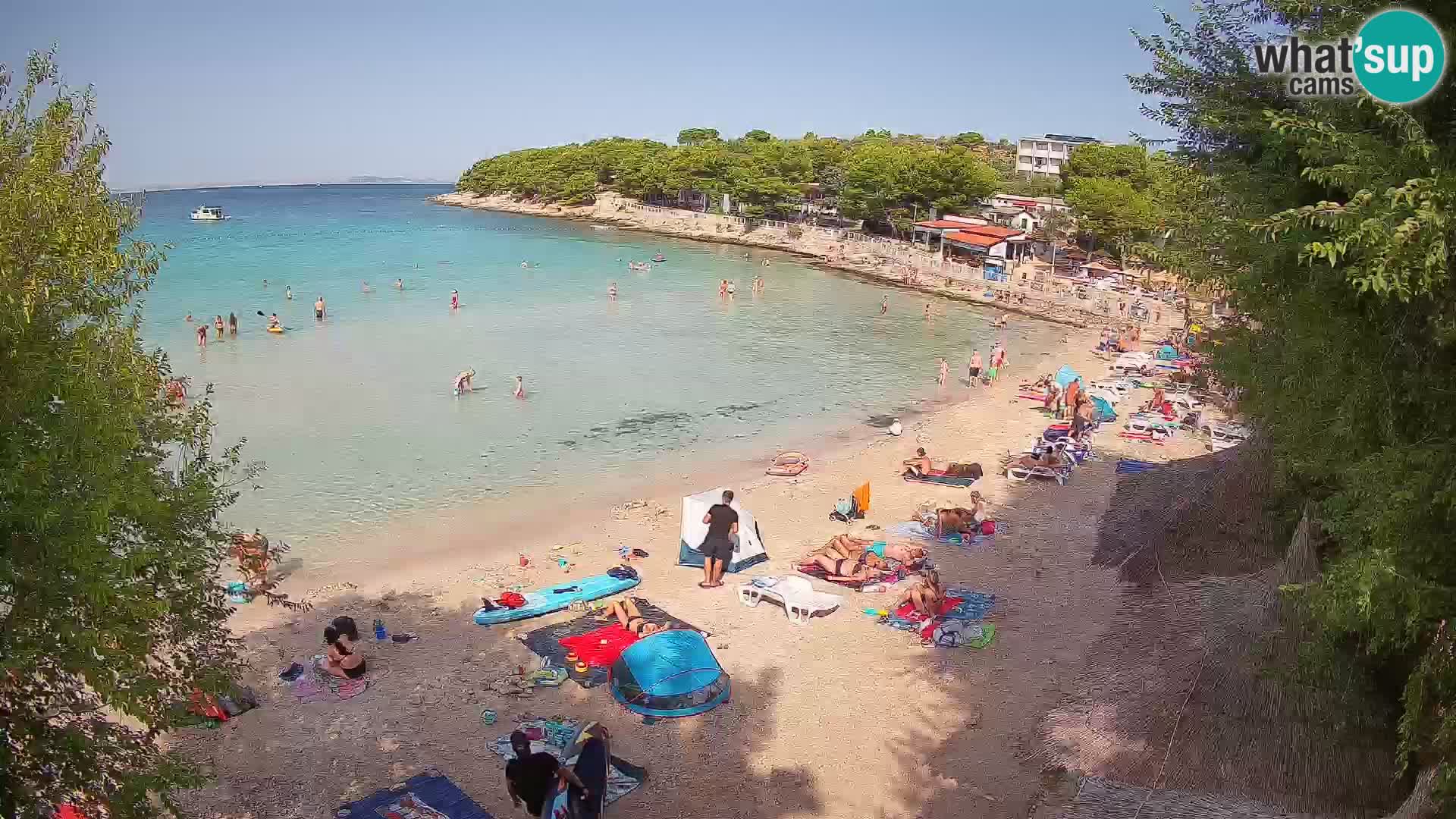 Strand Slanica Murter – webcam