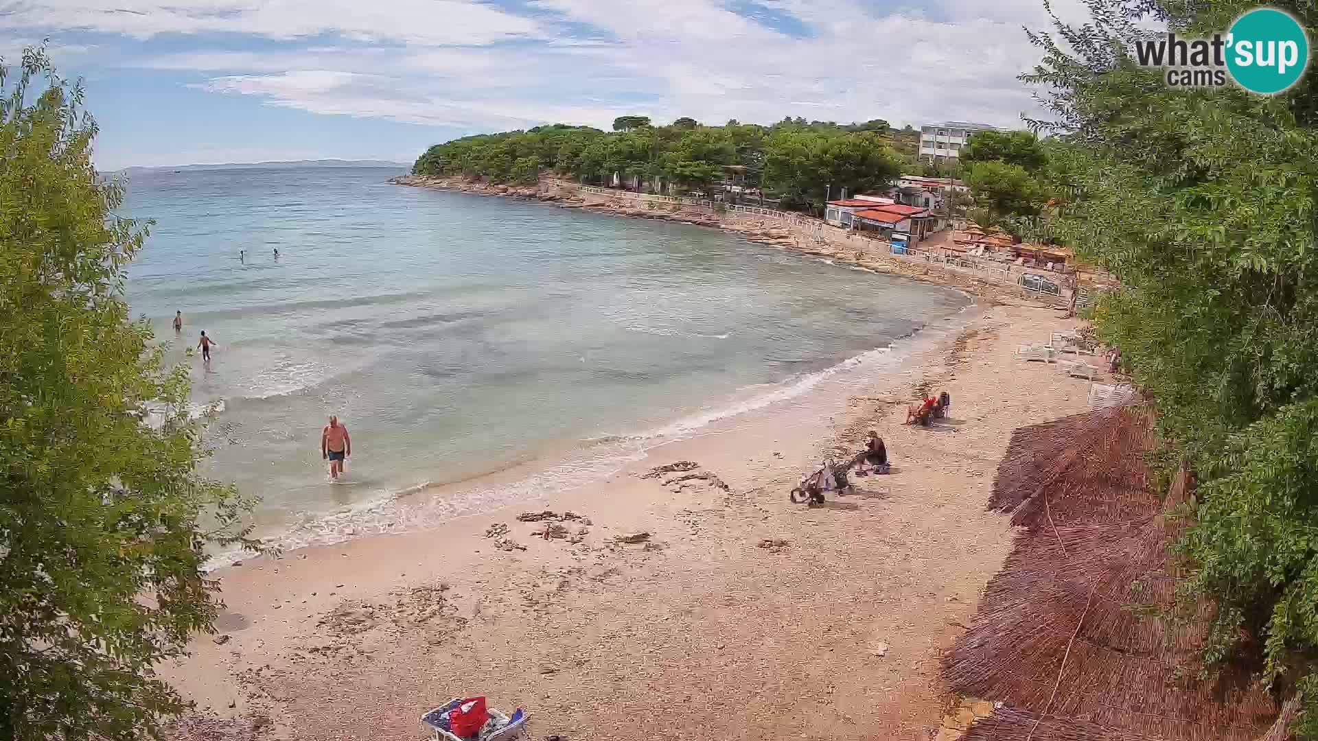 Strand Slanica Murter – webcam