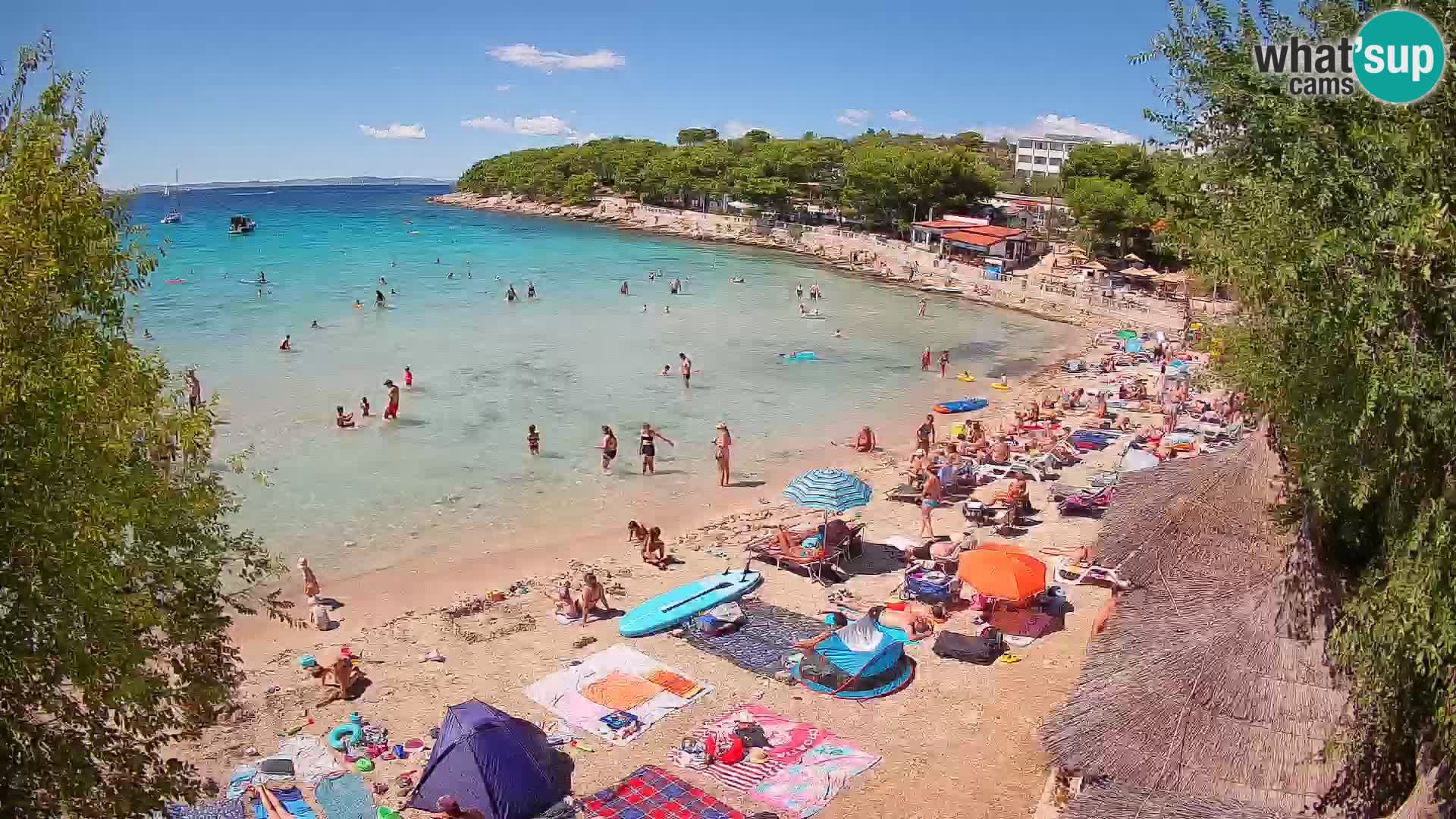 Strand Slanica Murter – webcam