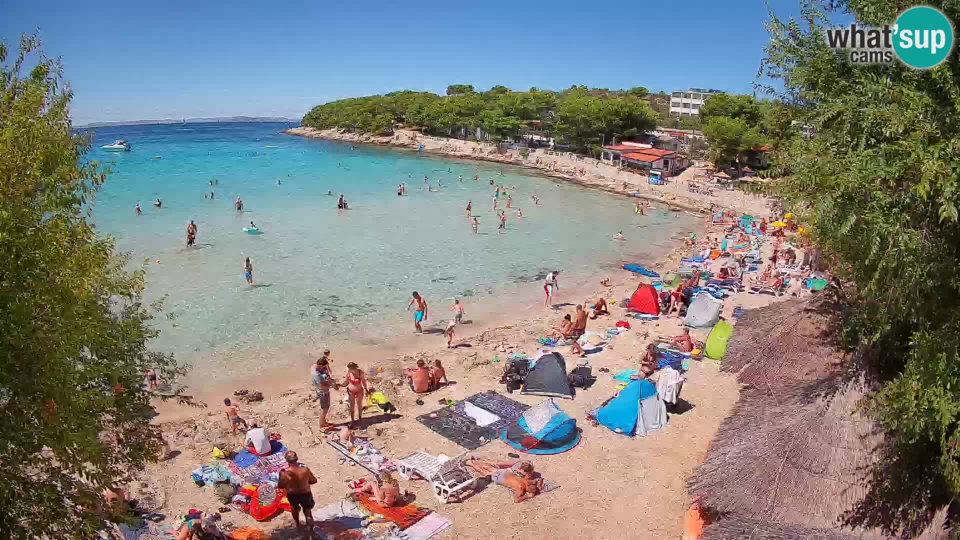 Plaža Slanica Murter – kamera v živo