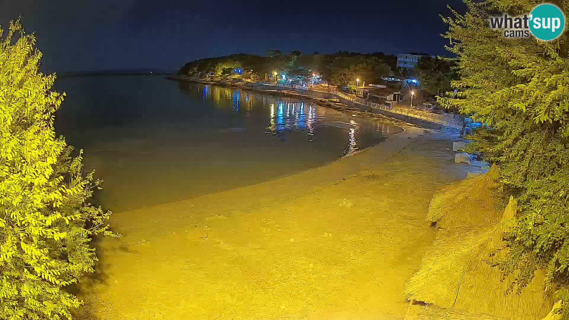 Strand Slanica Murter – webcam