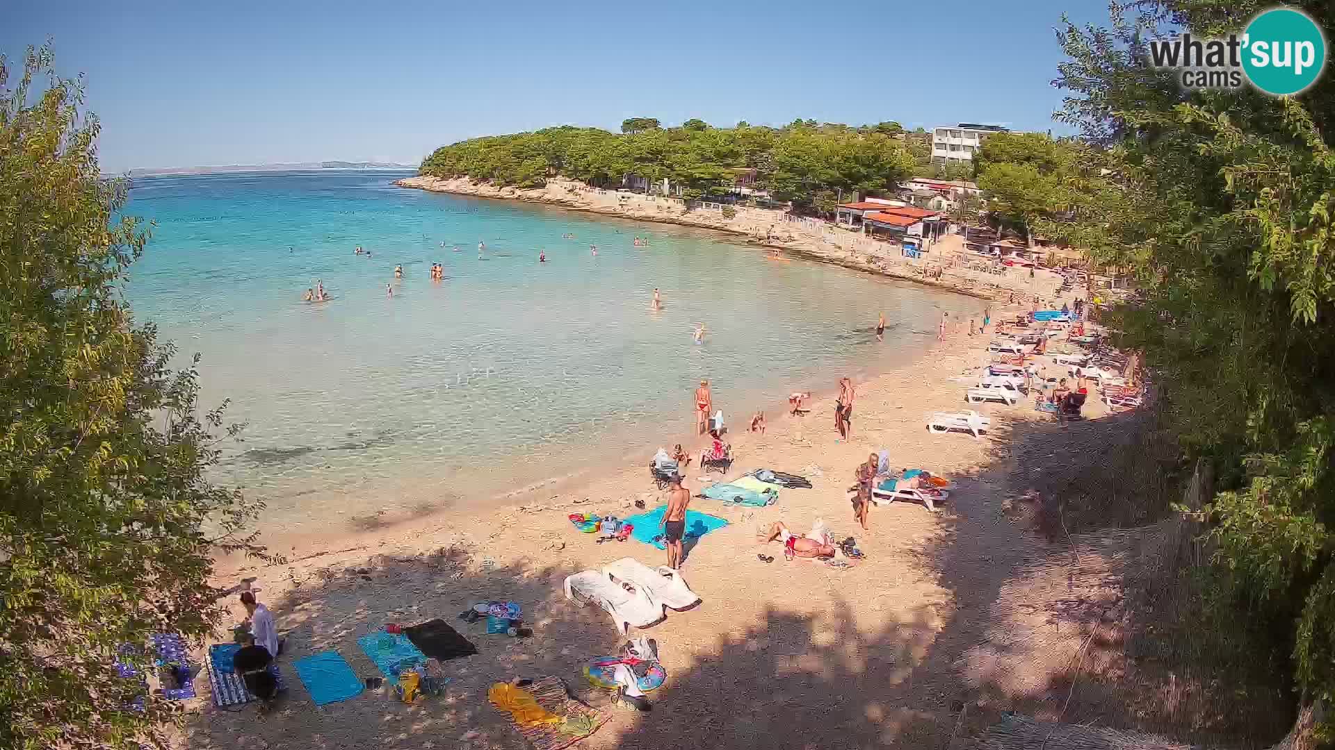 Strand Slanica Murter – webcam