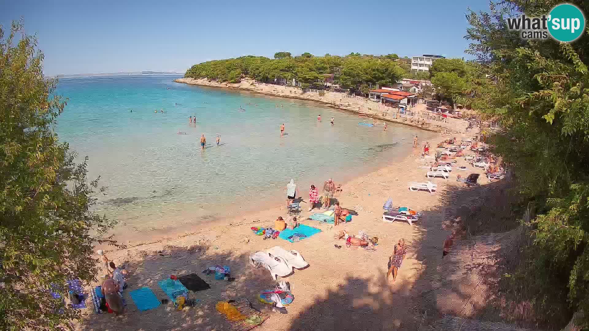Strand Slanica Murter – webcam