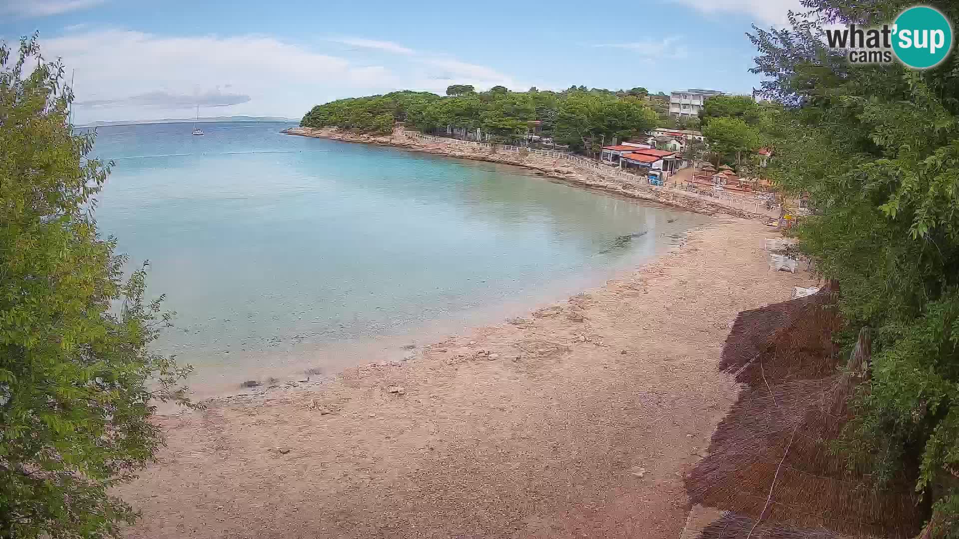 Plaža Slanica Murter – web kamera
