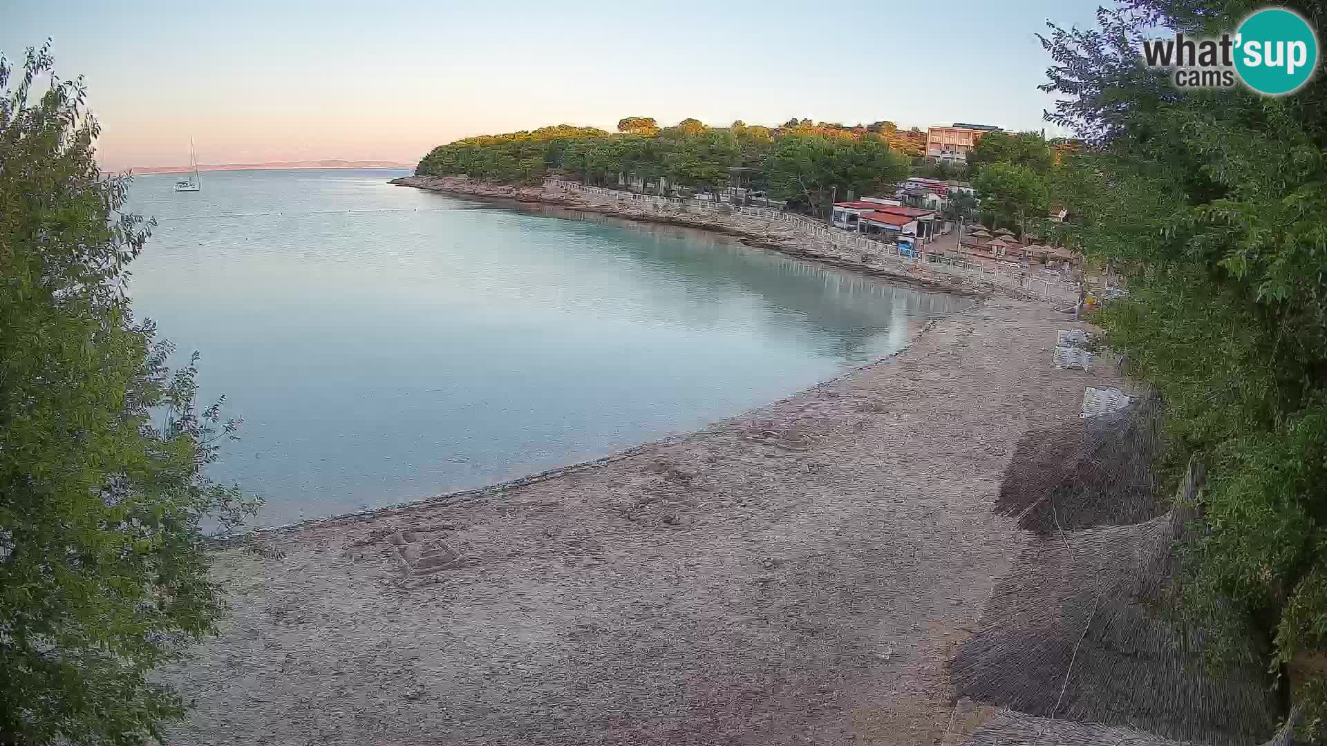 Strand Slanica Murter – webcam