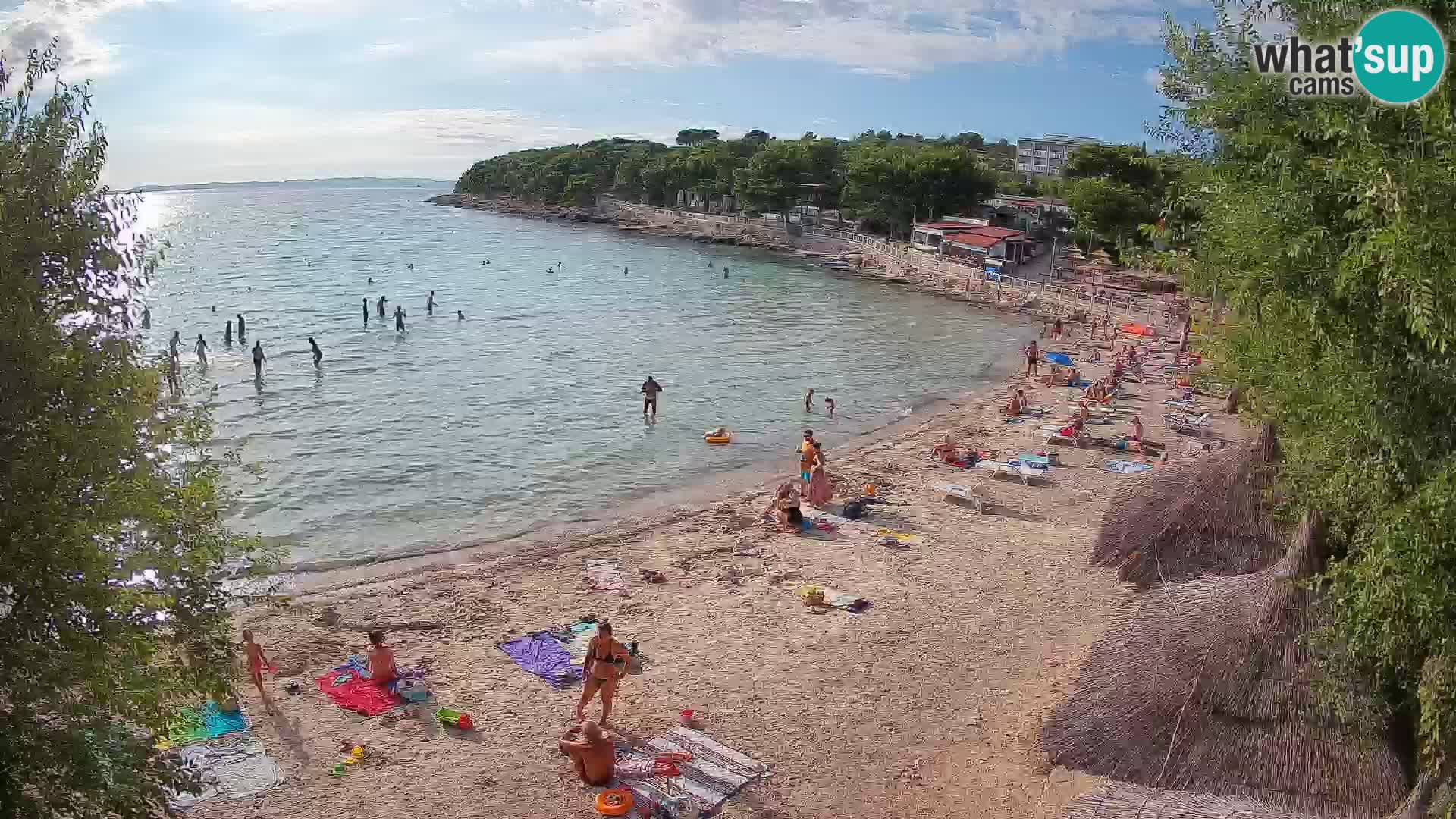 Strand Slanica Murter – webcam