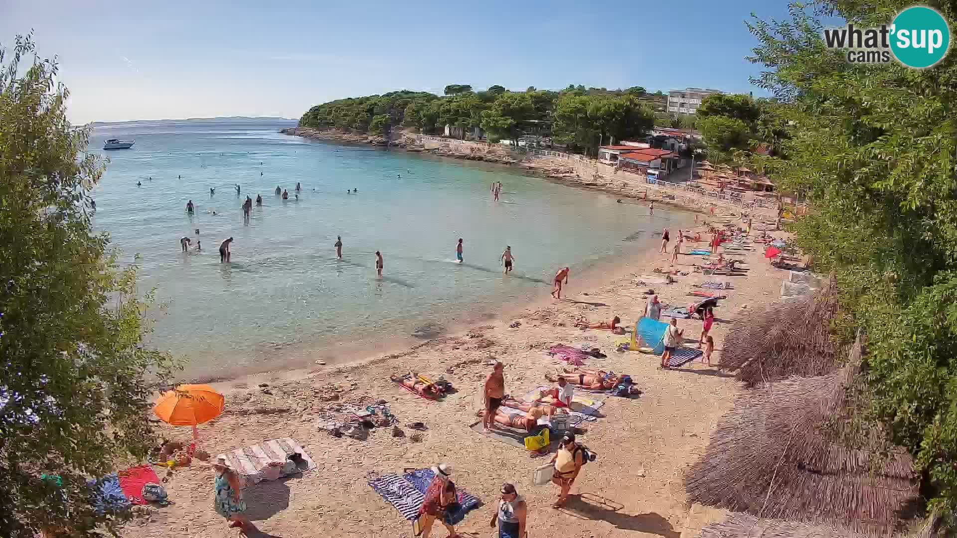 Strand Slanica Murter – webcam