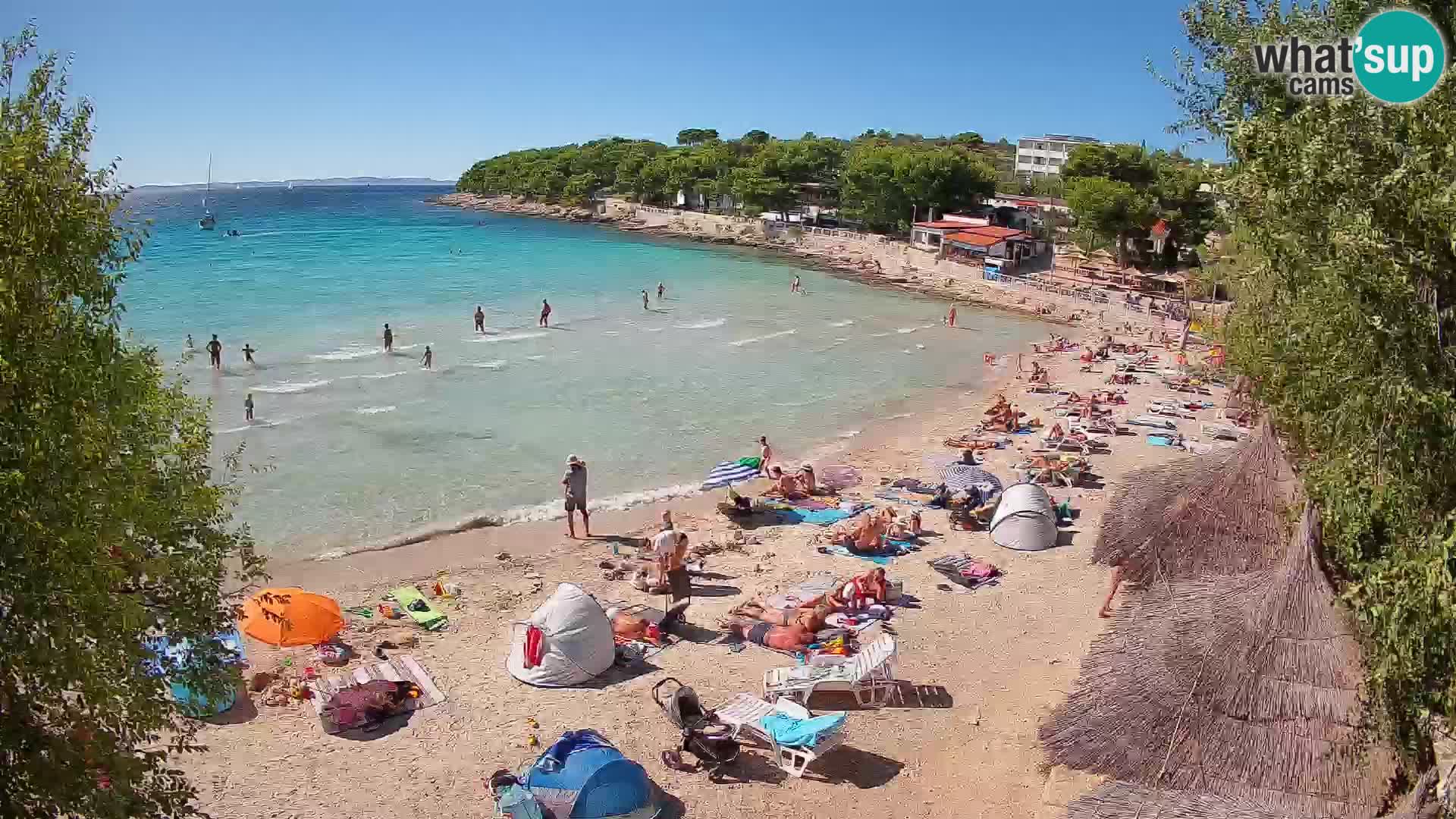 Strand Slanica Murter – webcam
