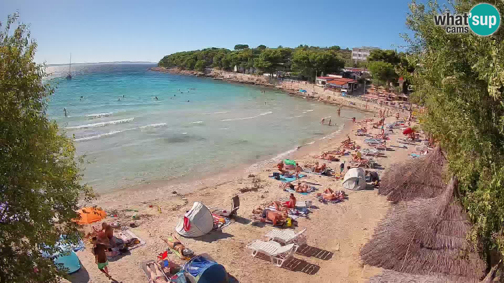Plaža Slanica Murter – kamera v živo