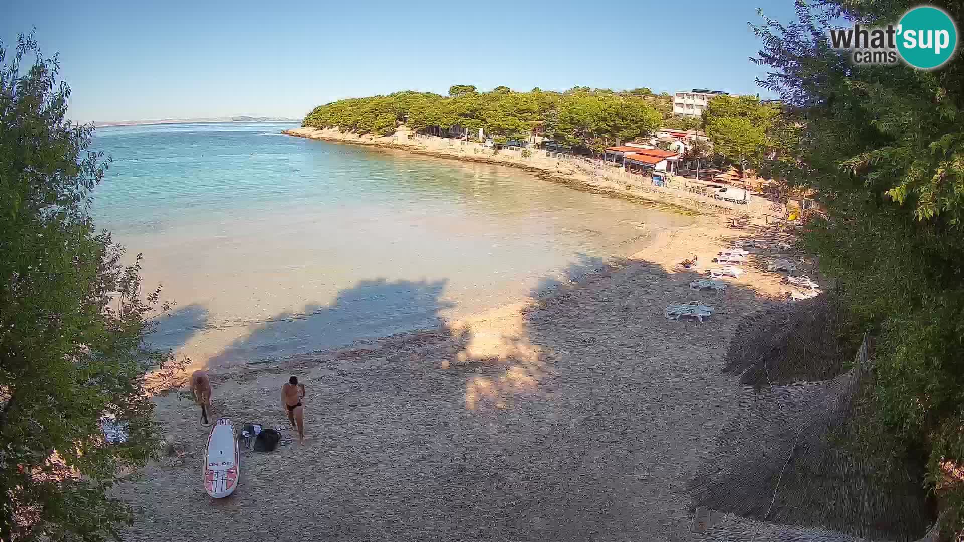 Strand Slanica Murter – webcam