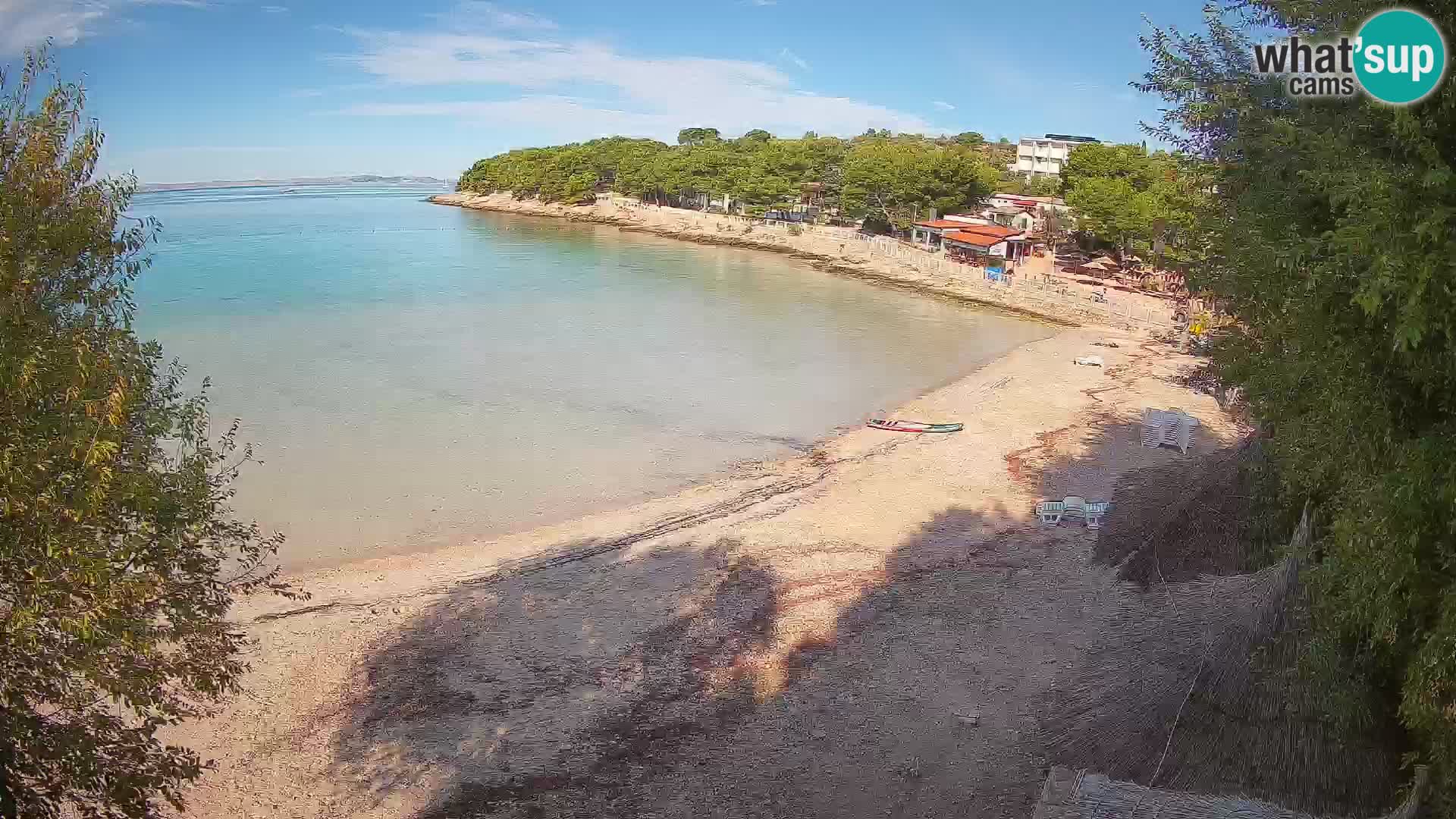 Strand Slanica Murter – webcam