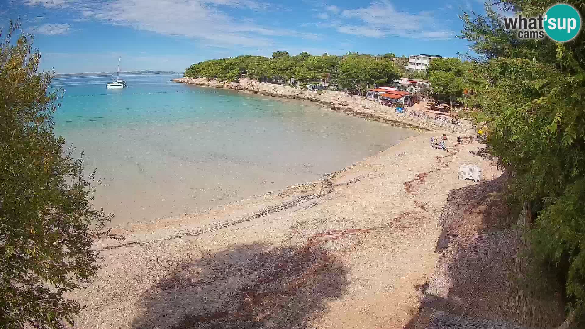 Plaža Slanica Murter – web kamera