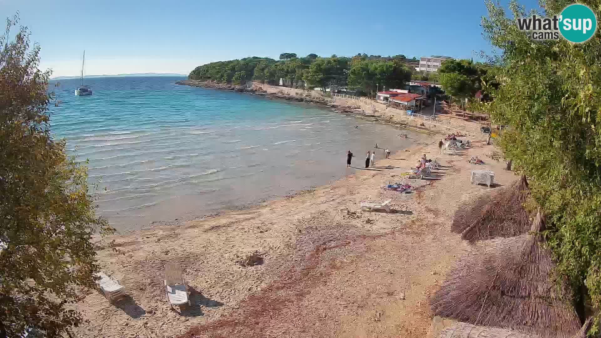 Plaža Slanica Murter – kamera v živo