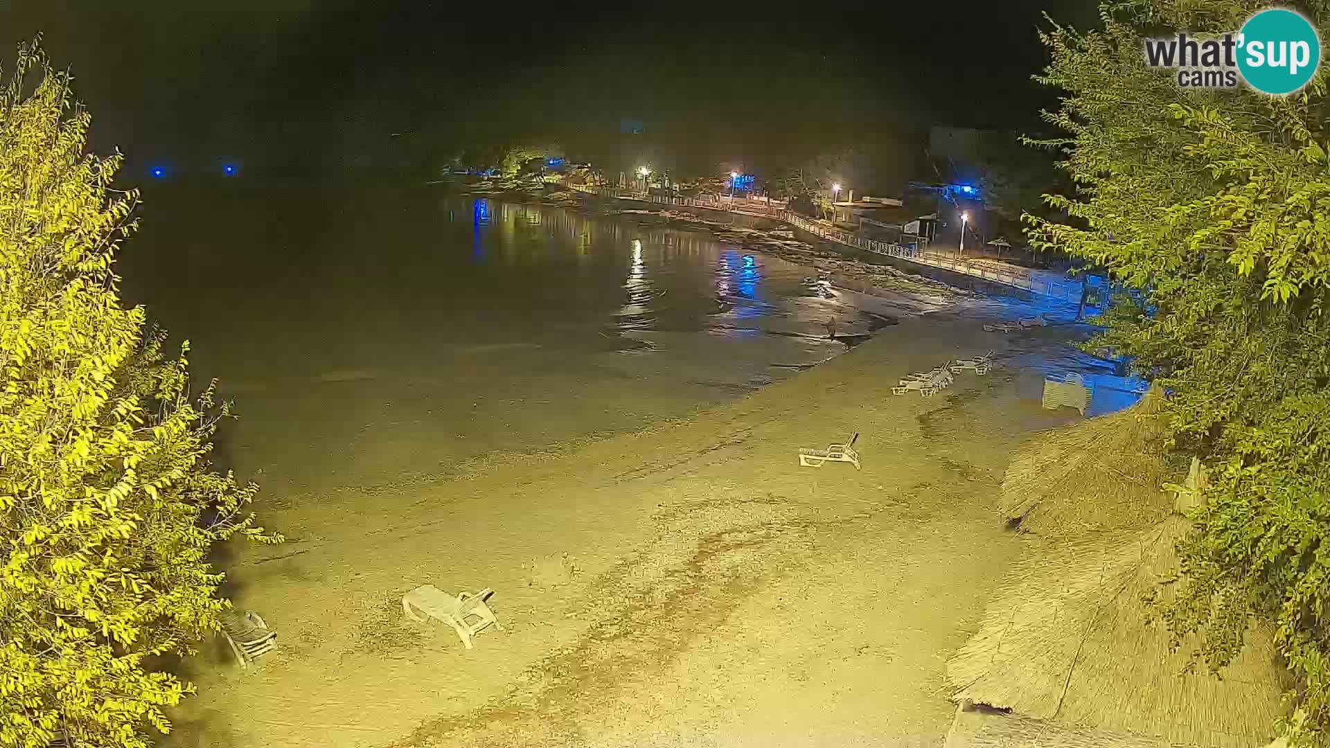 Strand Slanica Murter – webcam