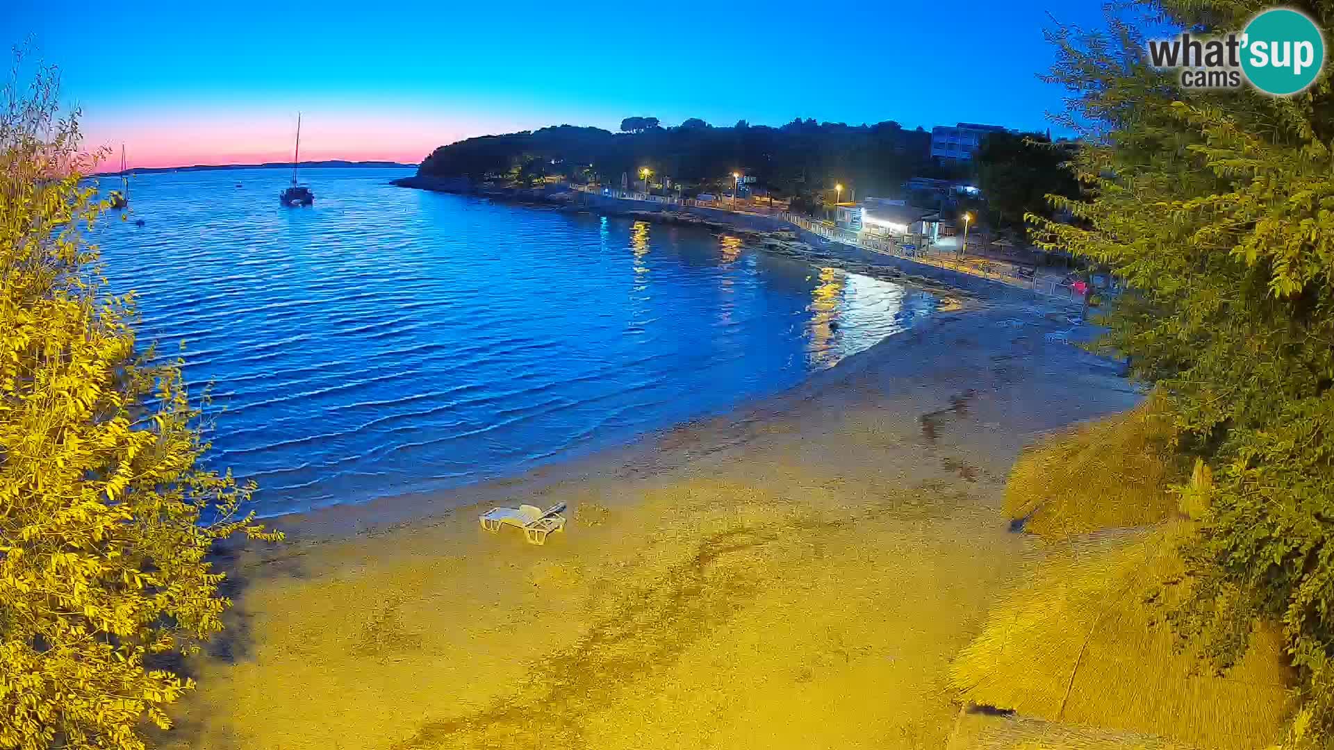 Plaža Slanica Murter – web kamera