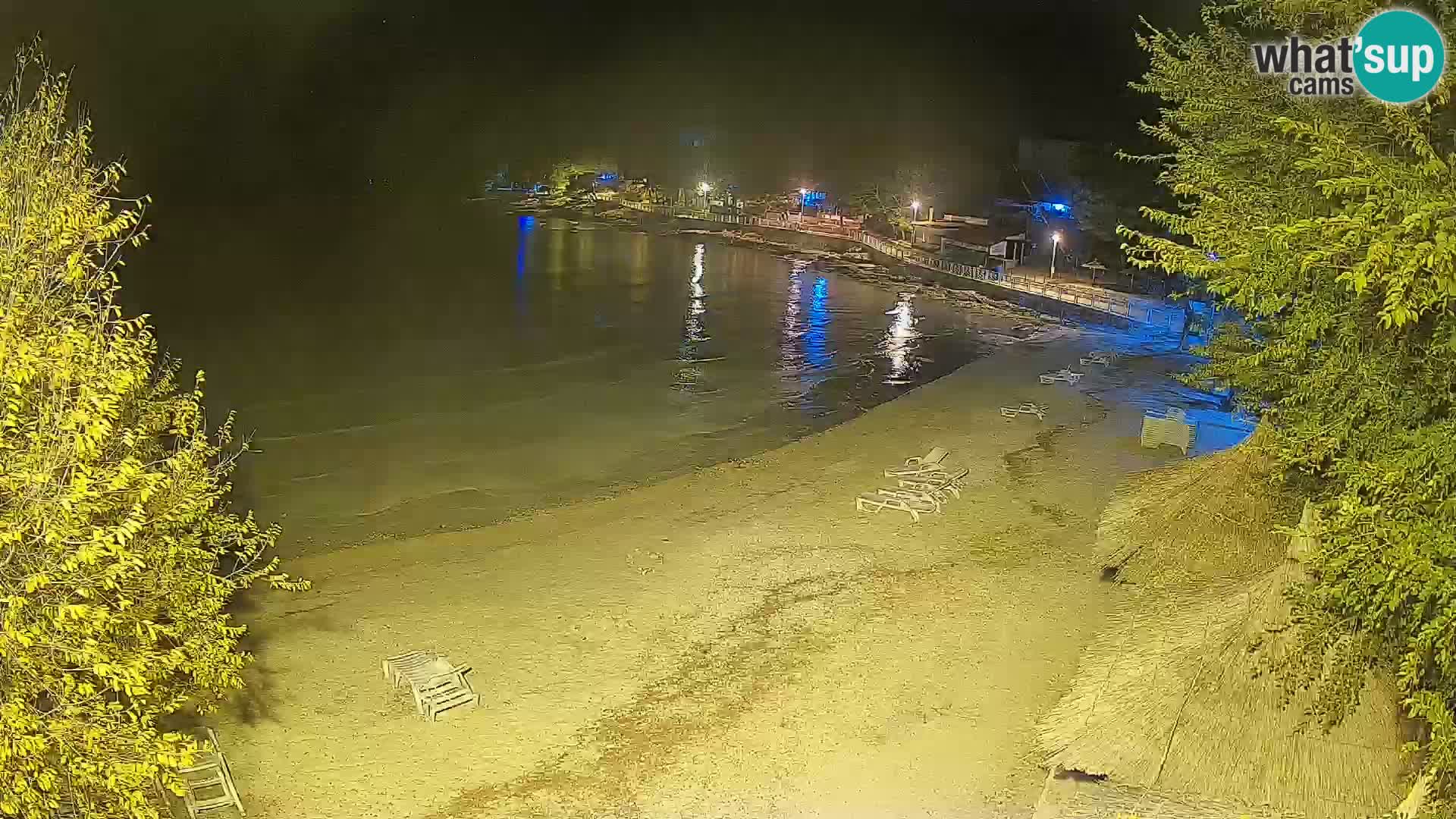 Strand Slanica Murter – webcam