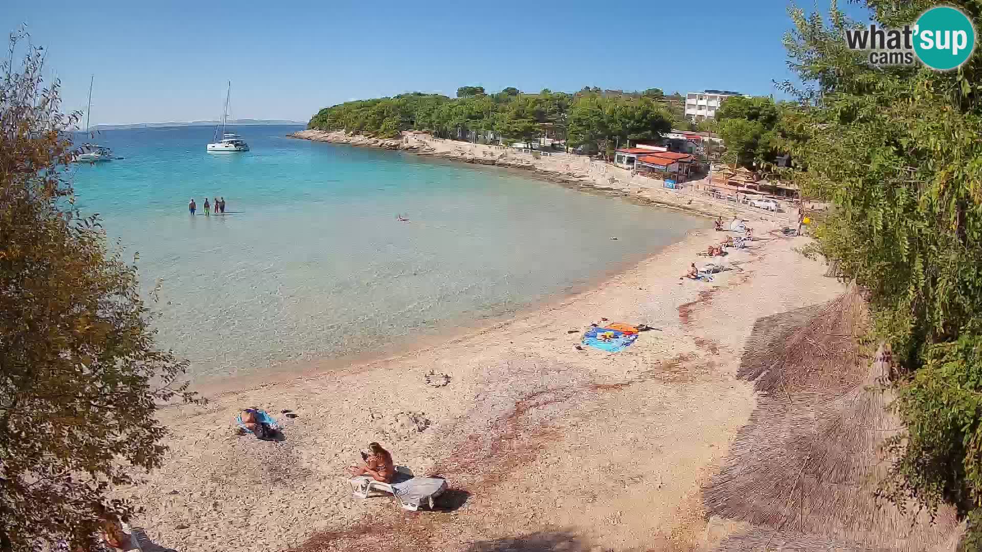Plaža Slanica Murter – kamera v živo