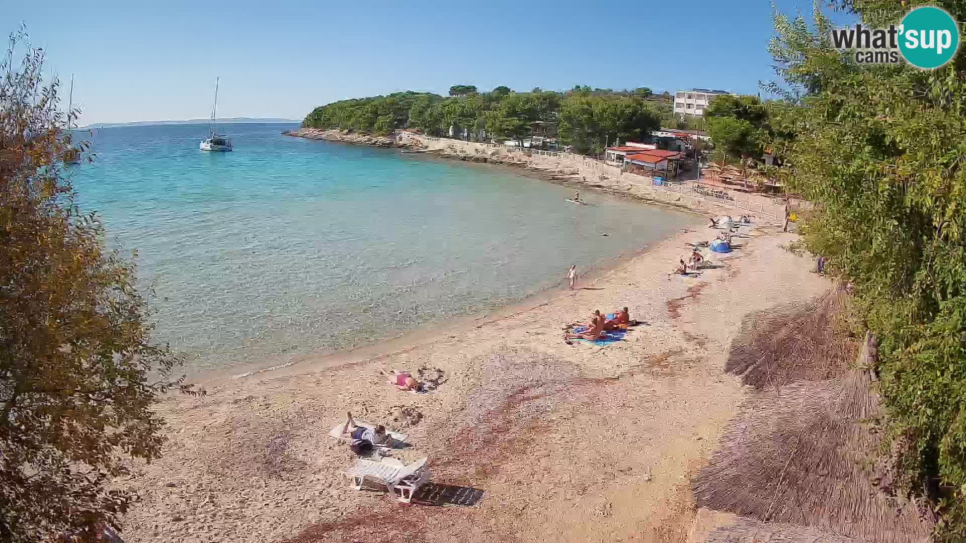 Plaža Slanica Murter – web kamera