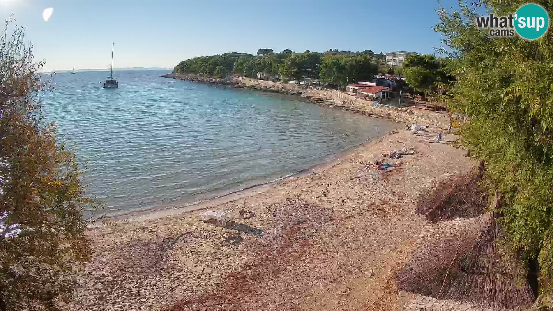 Strand Slanica Murter – webcam