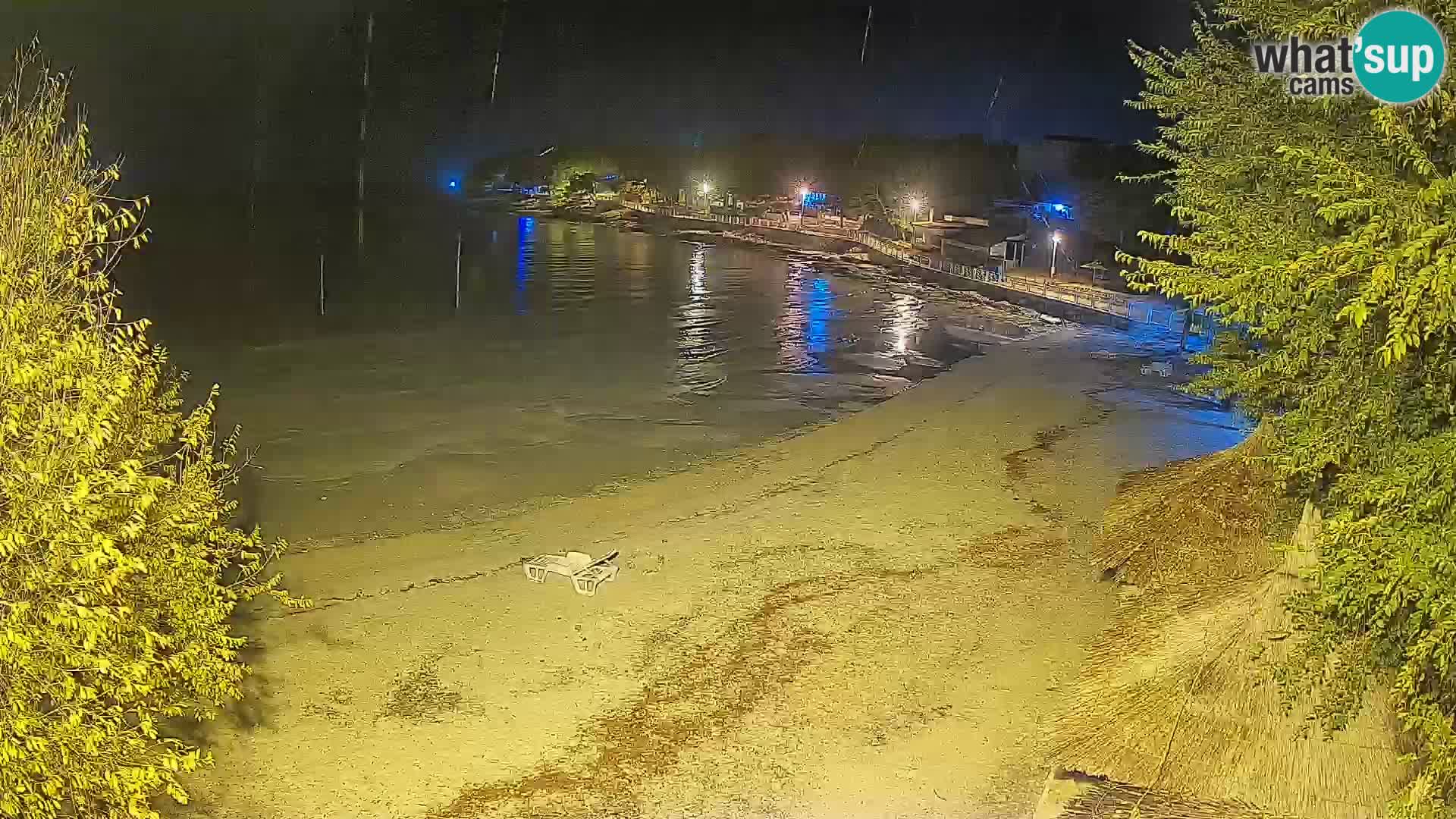 Strand Slanica Murter – webcam