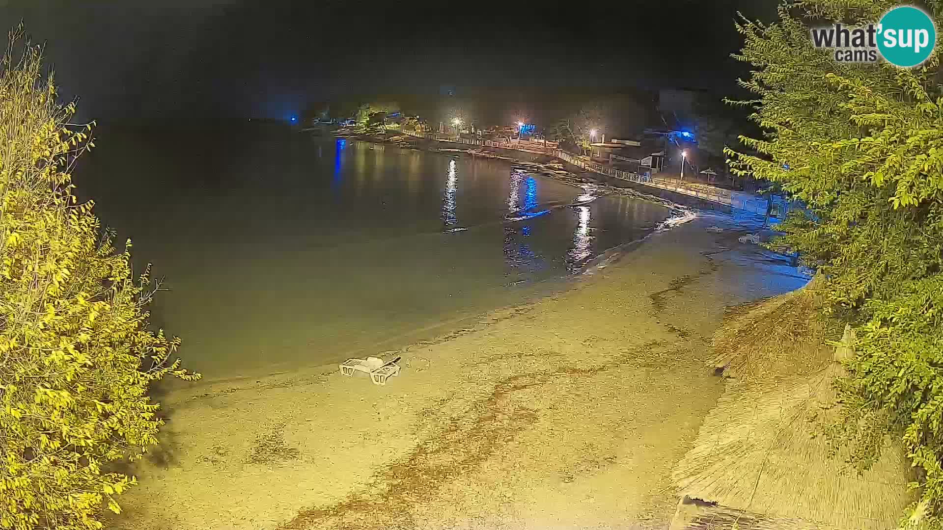 Strand Slanica Murter – webcam