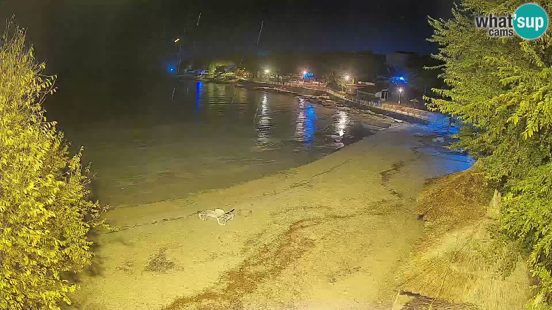 Plaža Slanica Murter – web kamera