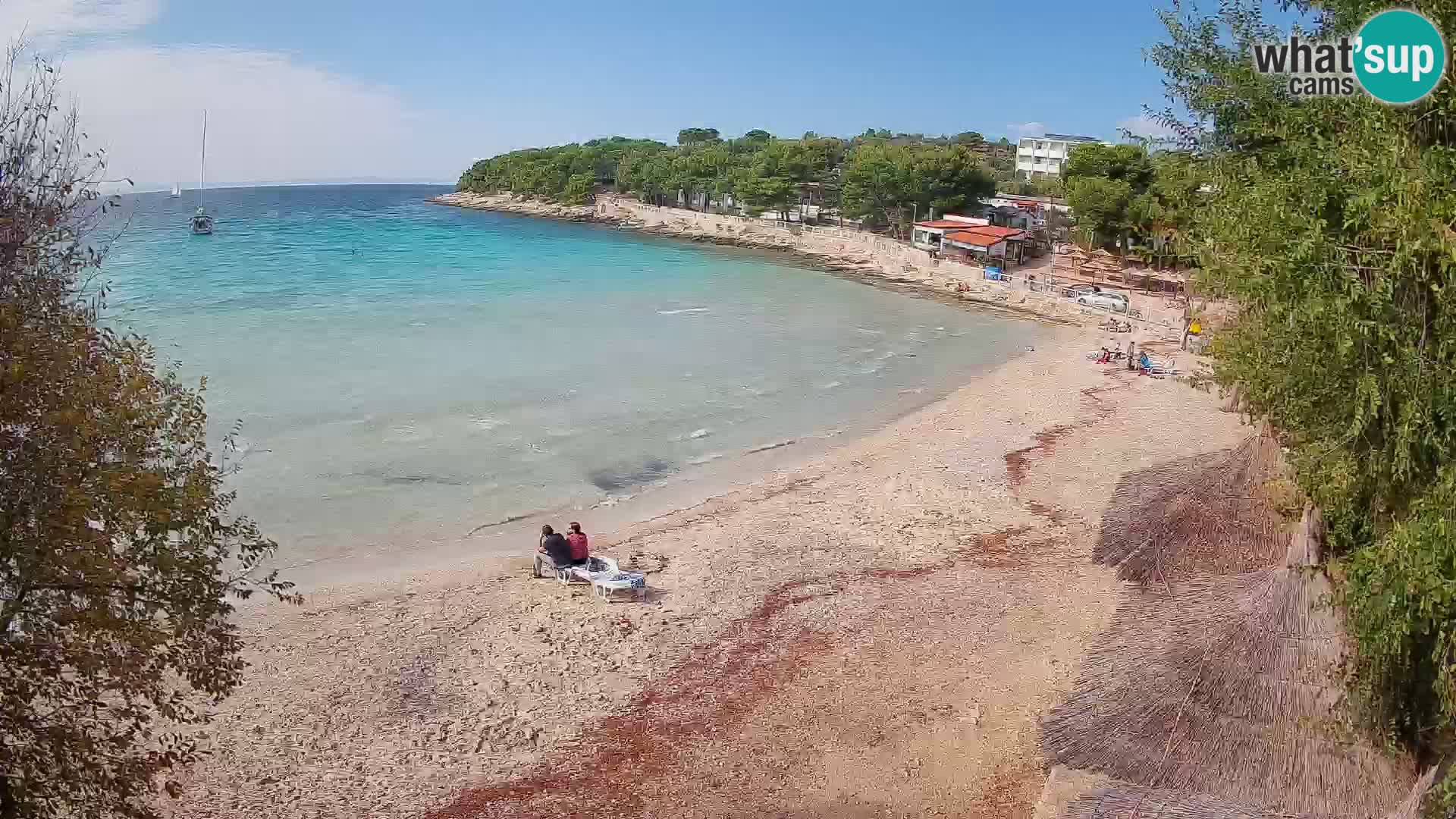 Strand Slanica Murter – webcam