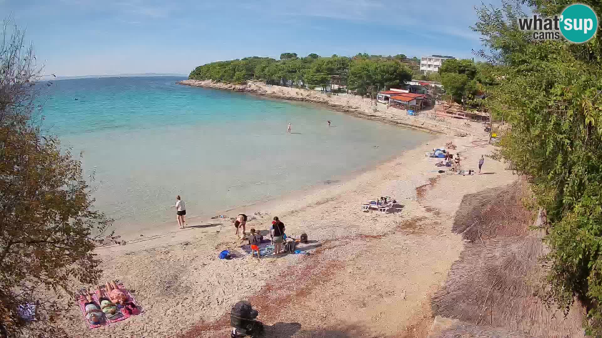 Strand Slanica Murter – webcam