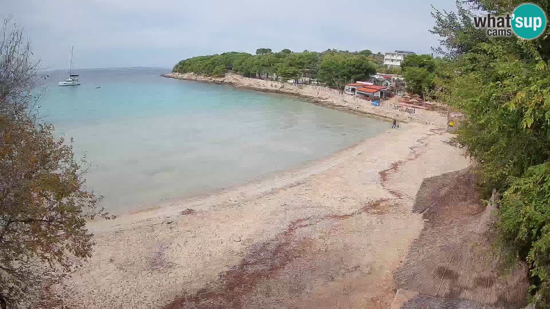 Strand Slanica Murter – webcam