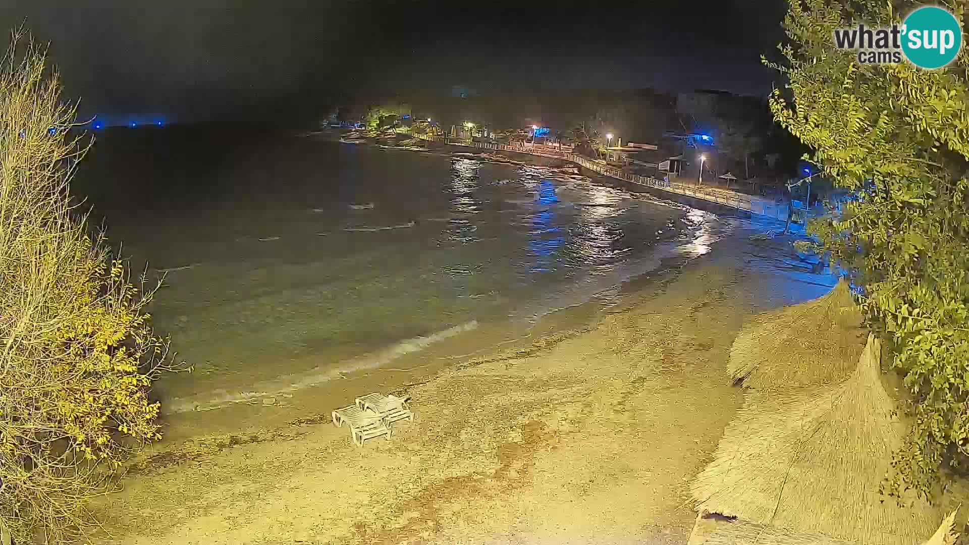 Strand Slanica Murter – webcam