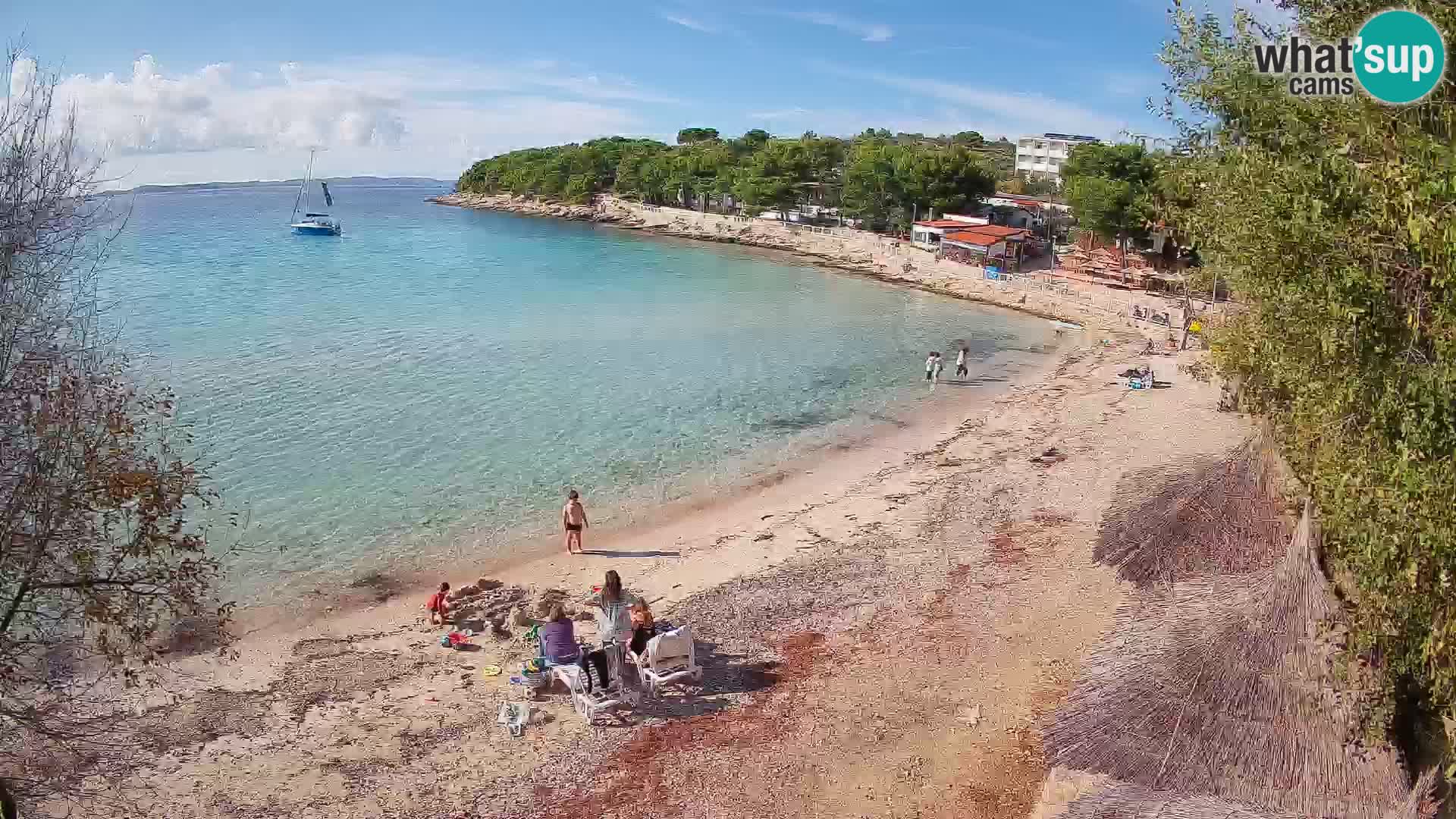 Strand Slanica Murter – webcam