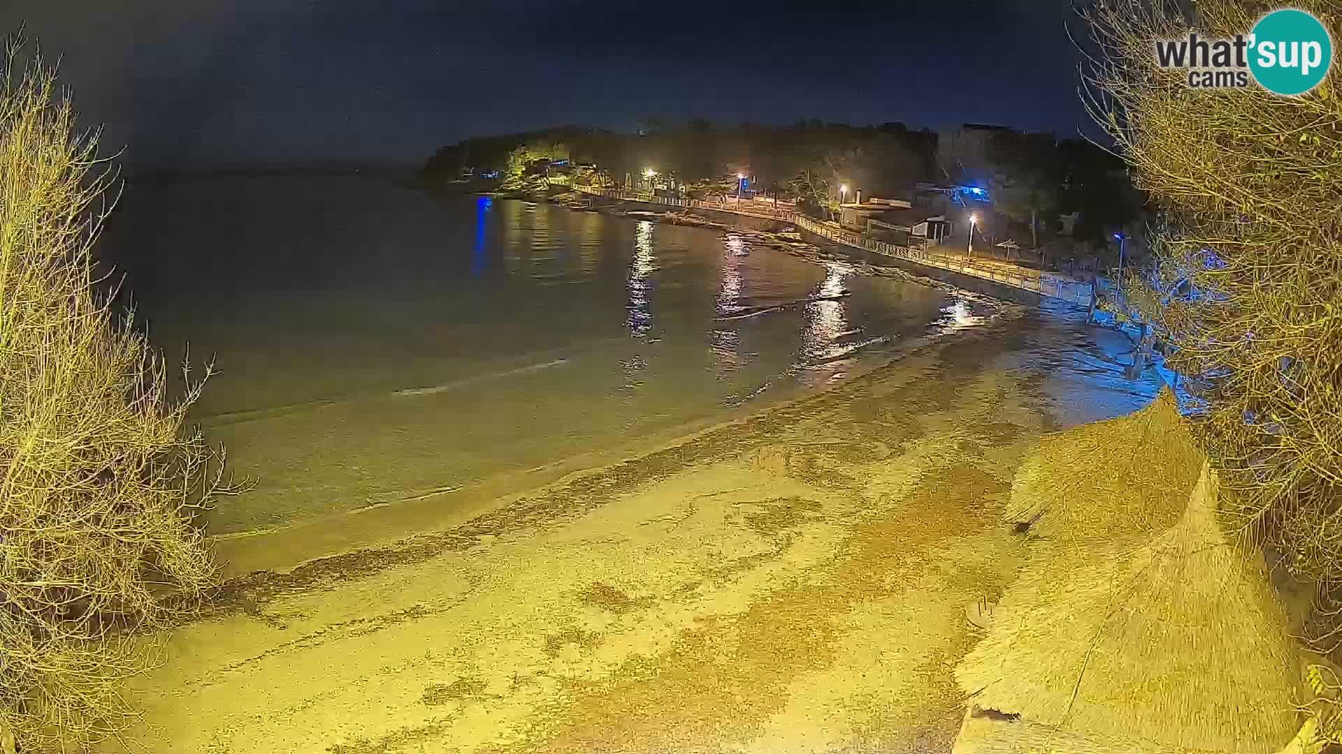 Strand Slanica Murter – webcam