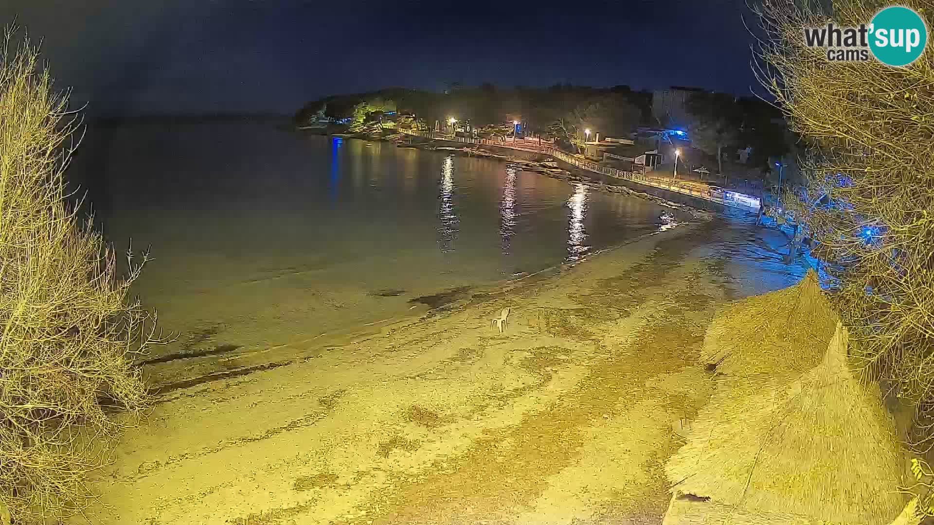 Strand Slanica Murter – webcam