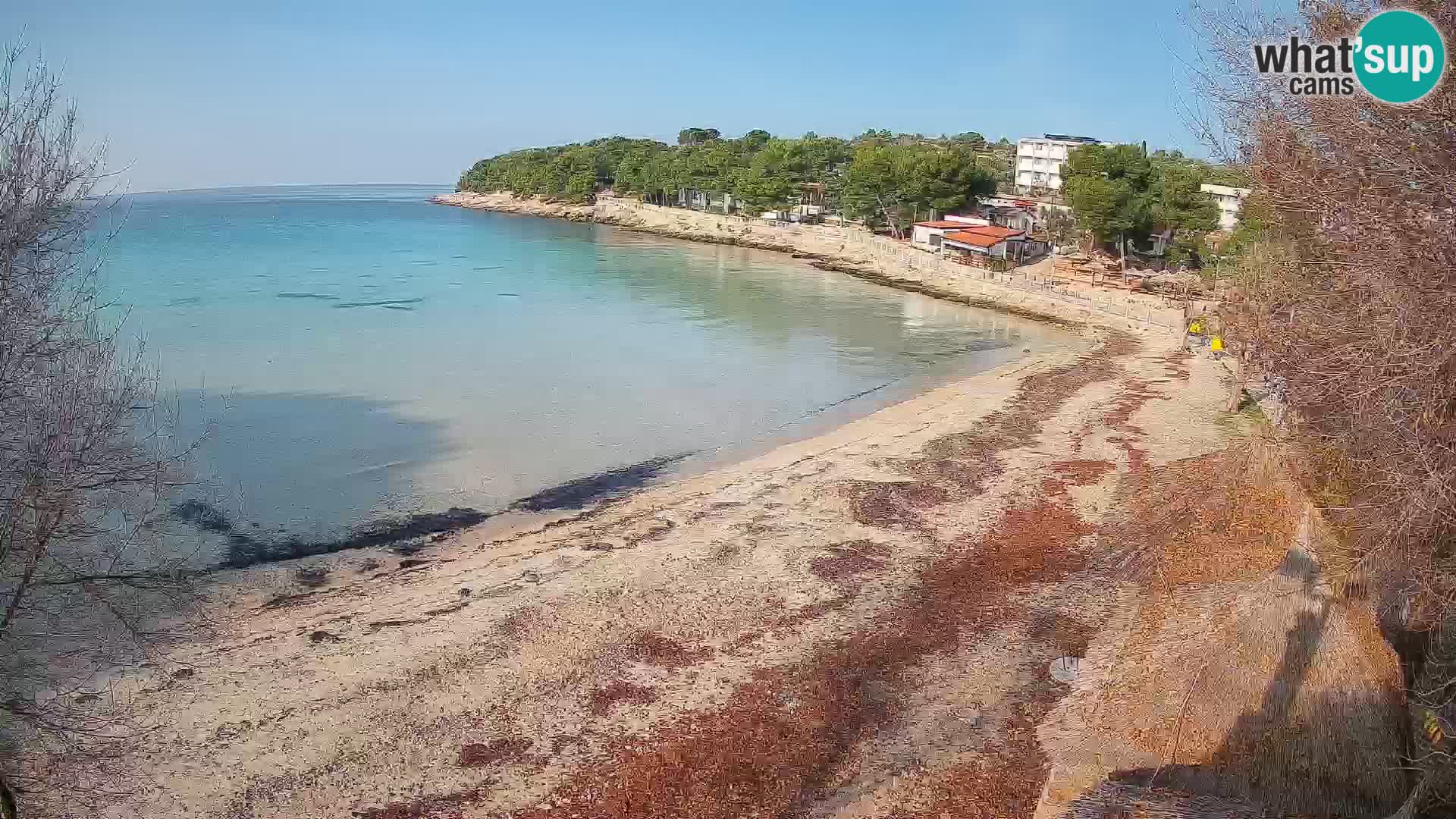 Strand Slanica Murter – webcam